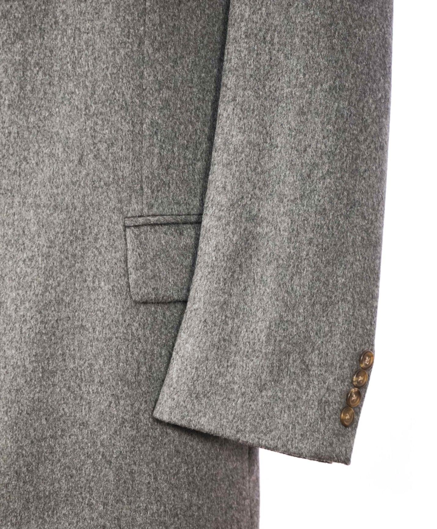 $795 RALPH LAUREN - VINTAGE Gray 100% Cashmere Blazer - 44R