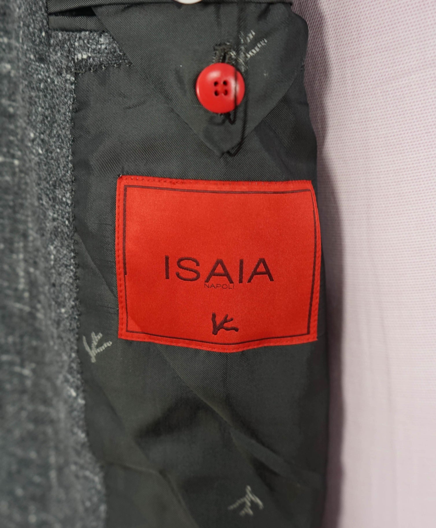 $4,695 ISAIA - Gray Silk/Wool/Cashmere Fleck Sport Coat - 42R