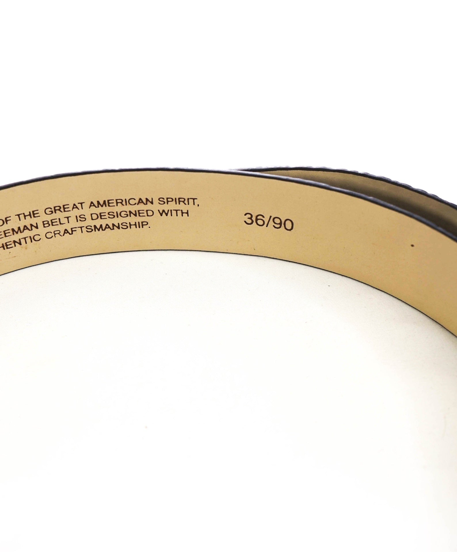 $595 HICKEY FREEMAN - Black Alligator Embossed Leather Belt - 36