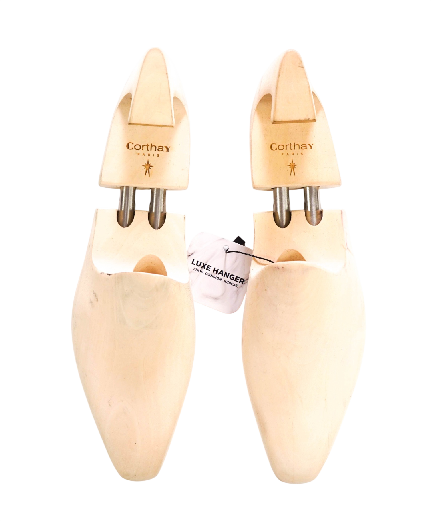 $150 CORTHAY - Wooden Shoe Trees - 8