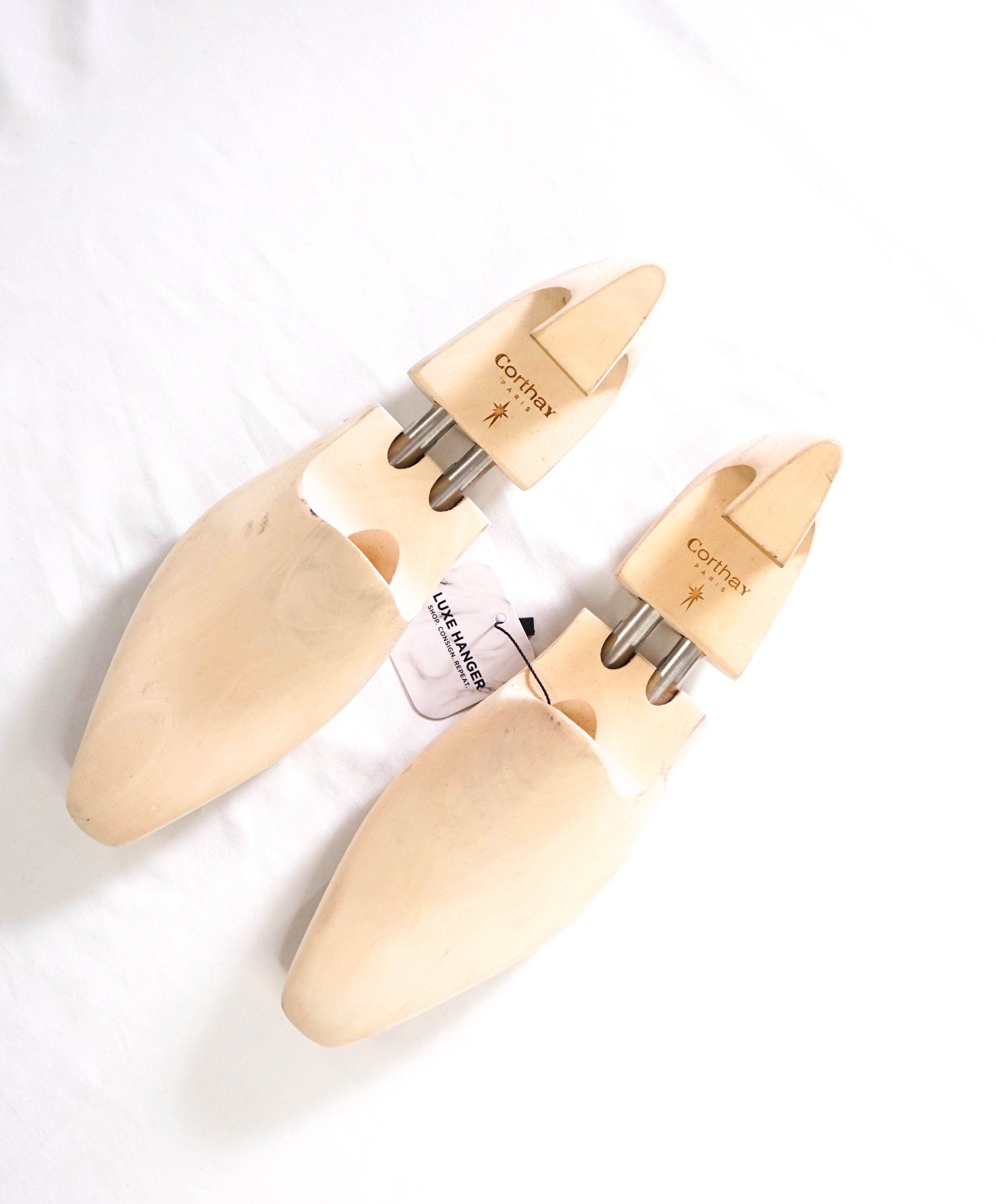 $150 CORTHAY - Wooden Shoe Trees - 8