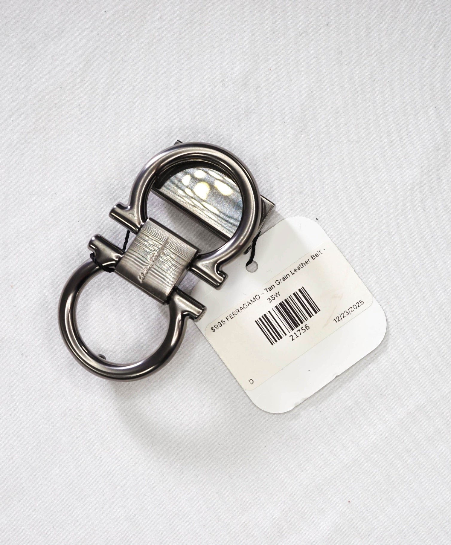 $535 FERRAGAMO - Gancini Belt Buckle - 35W