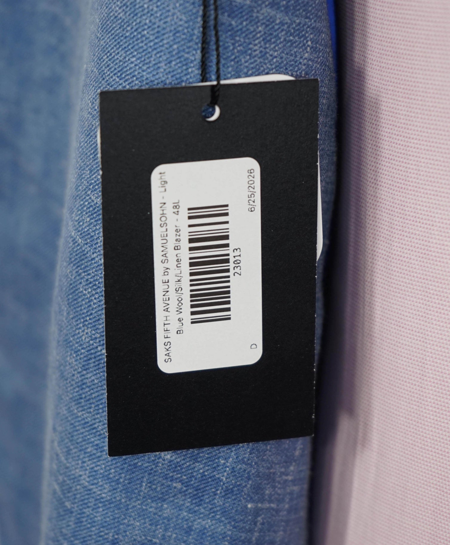 $1,295 LORO PIANA / SAMUELSOHN - Wool/Silk/Linen Blazer  - 48L