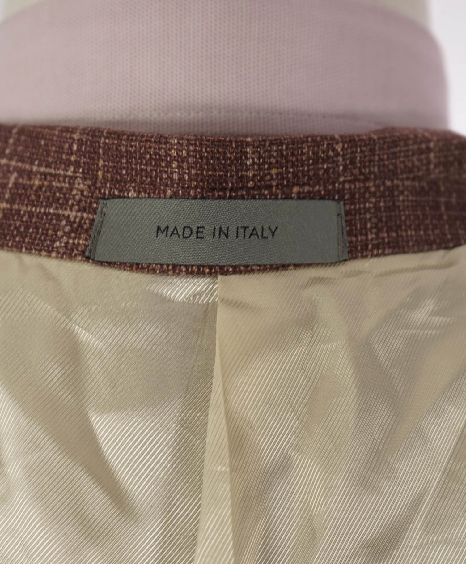 $2,195 CORNELIANI - Brick Red *PURE SILK* Blazer - 44R
