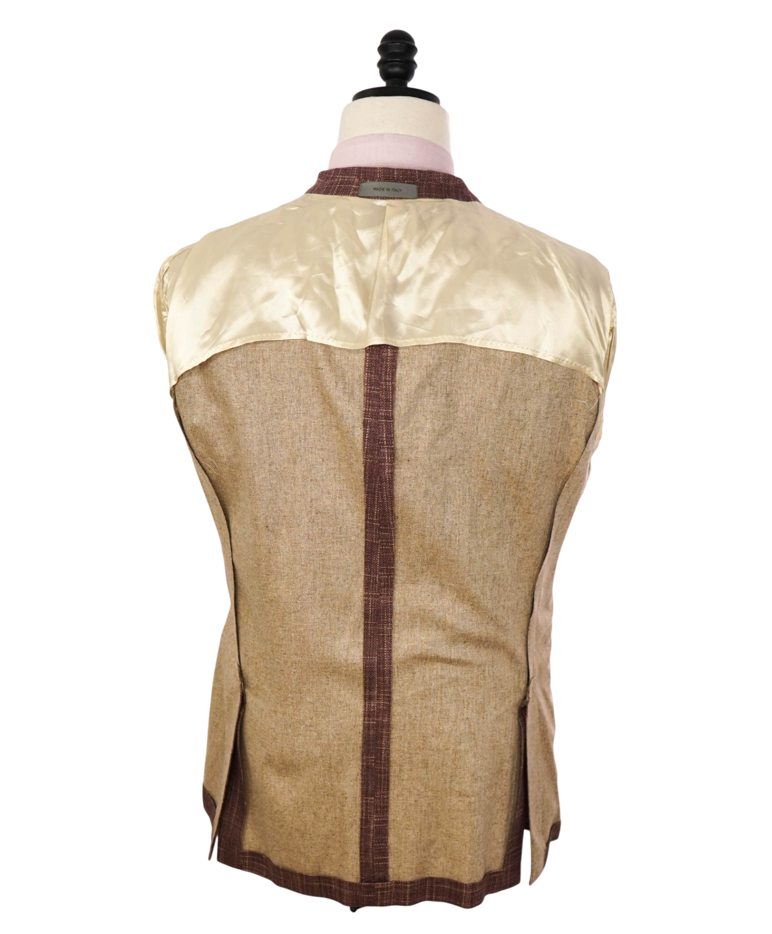 $2,195 CORNELIANI - Brick Red *PURE SILK* Blazer - 44R