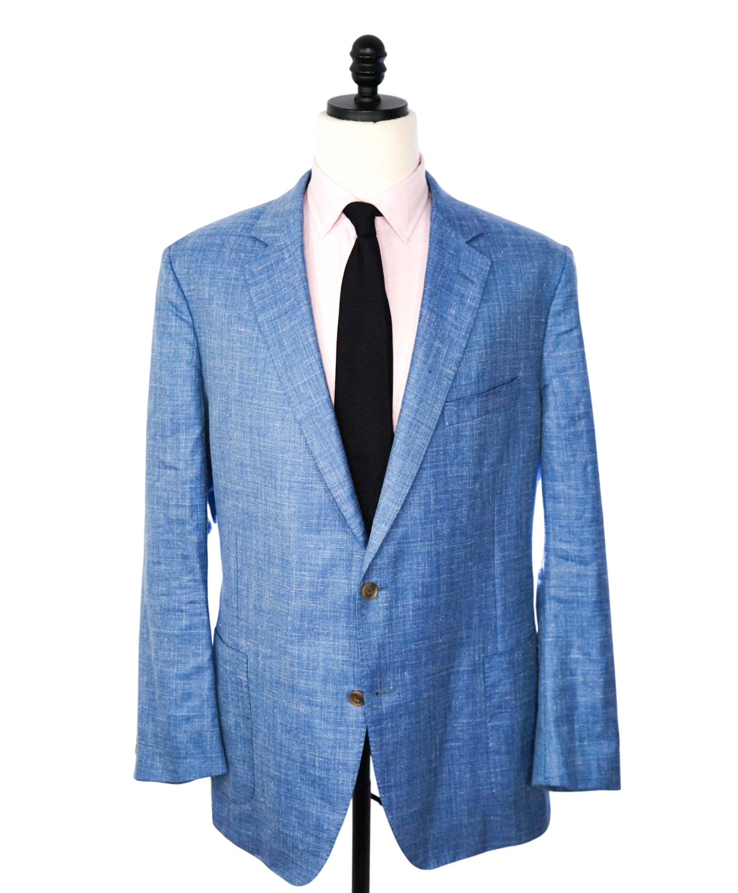 $1,295 LORO PIANA / SAMUELSOHN - Wool/Silk/Linen Blazer  - 48L