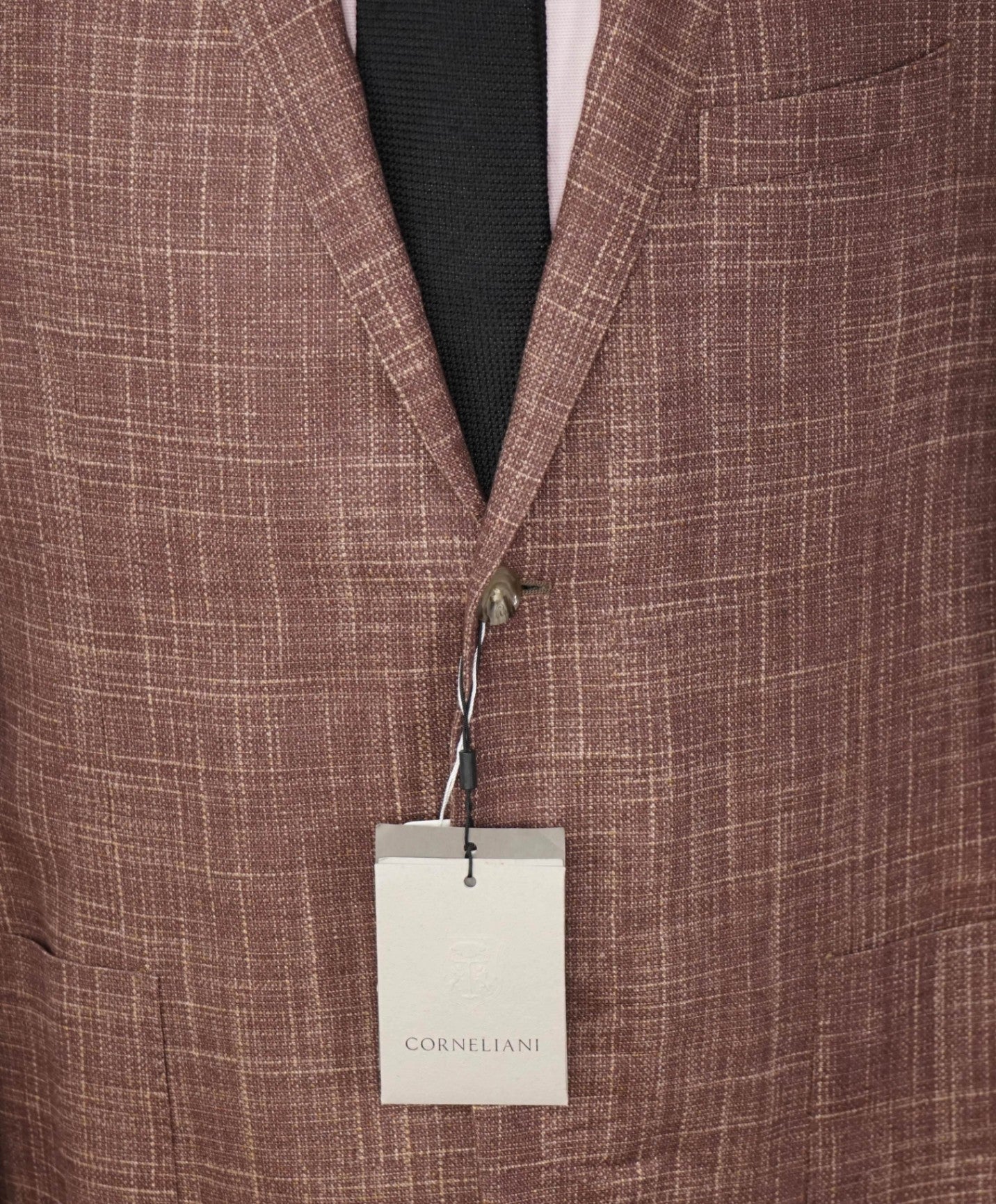 $2,195 CORNELIANI - Brick Red *PURE SILK* Blazer - 44R