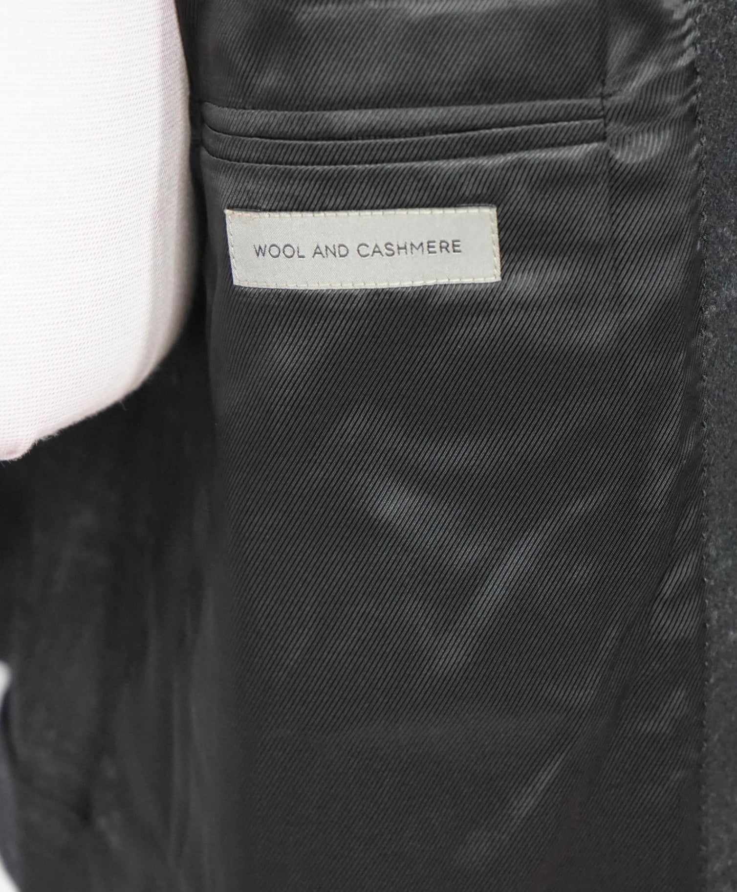 $1,995 CORNELIANI - Black Plaid Wool/Cashmere Blazer - 44R