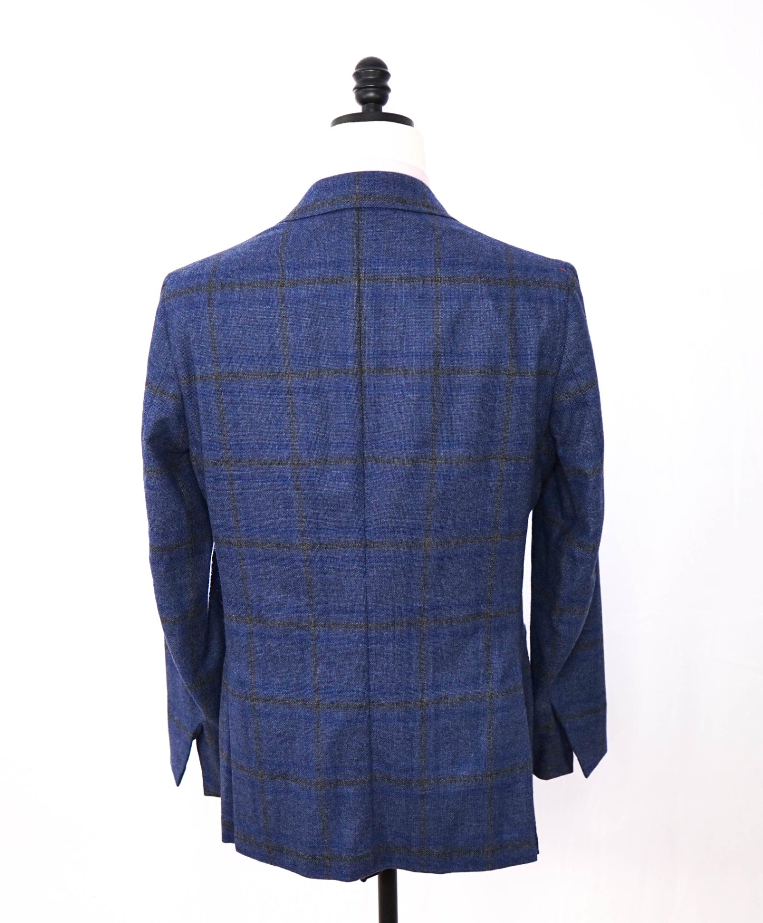 $4,695 ISAIA - Blue Flannel Wool/Cashmere Sport Jacket - 42R