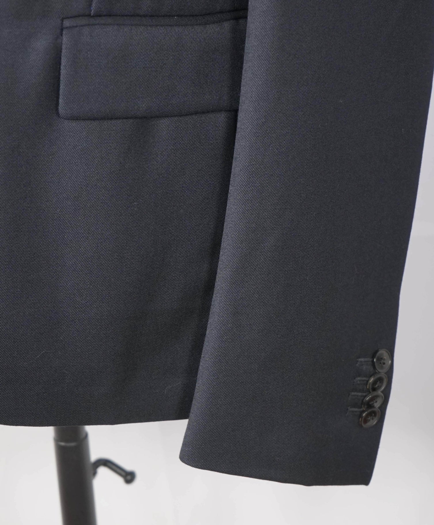 $3,200 VALENTINO - Navy Blue Wool Blazer - 36