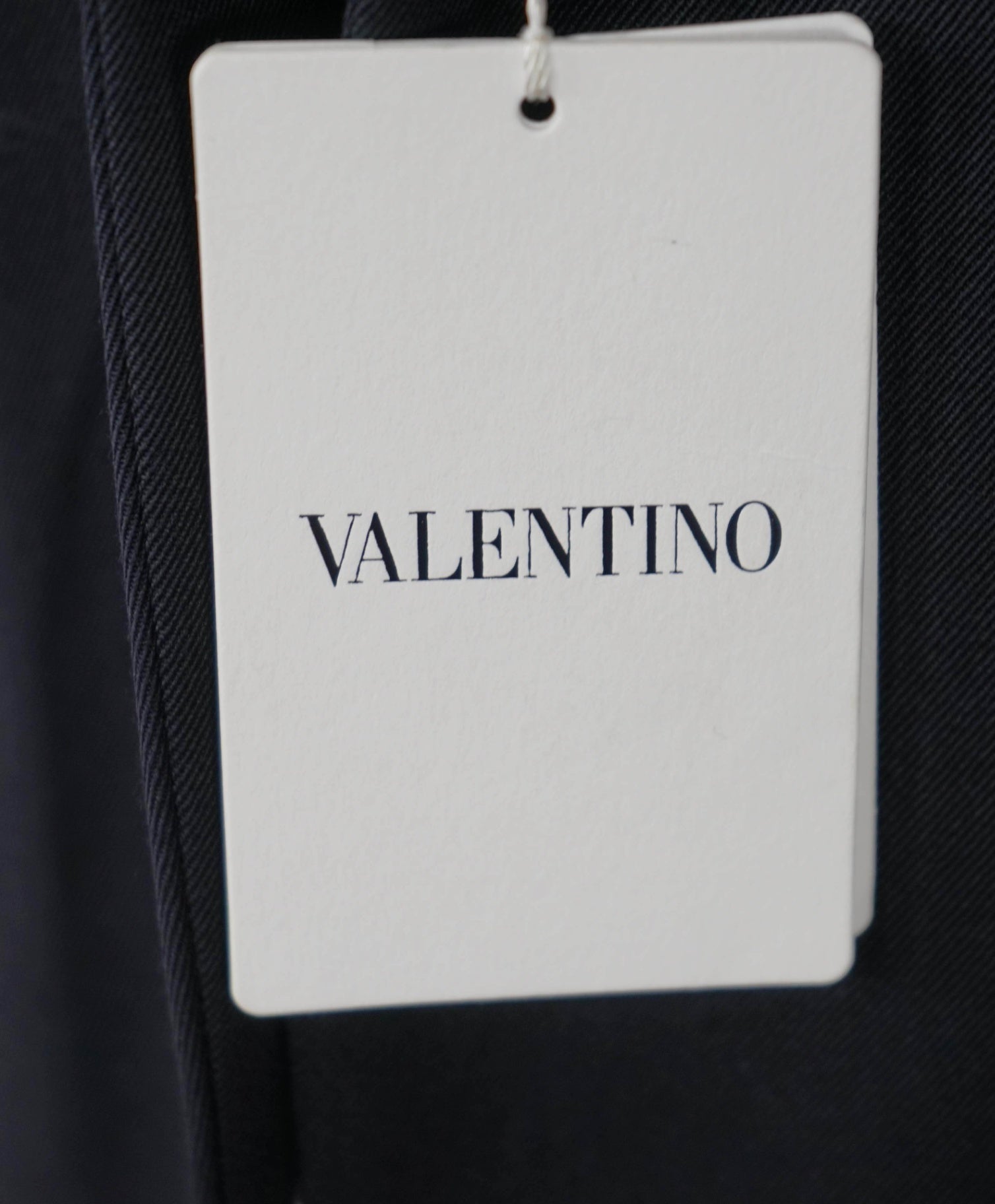 $3,200 VALENTINO - Navy Blue Wool Blazer - 36