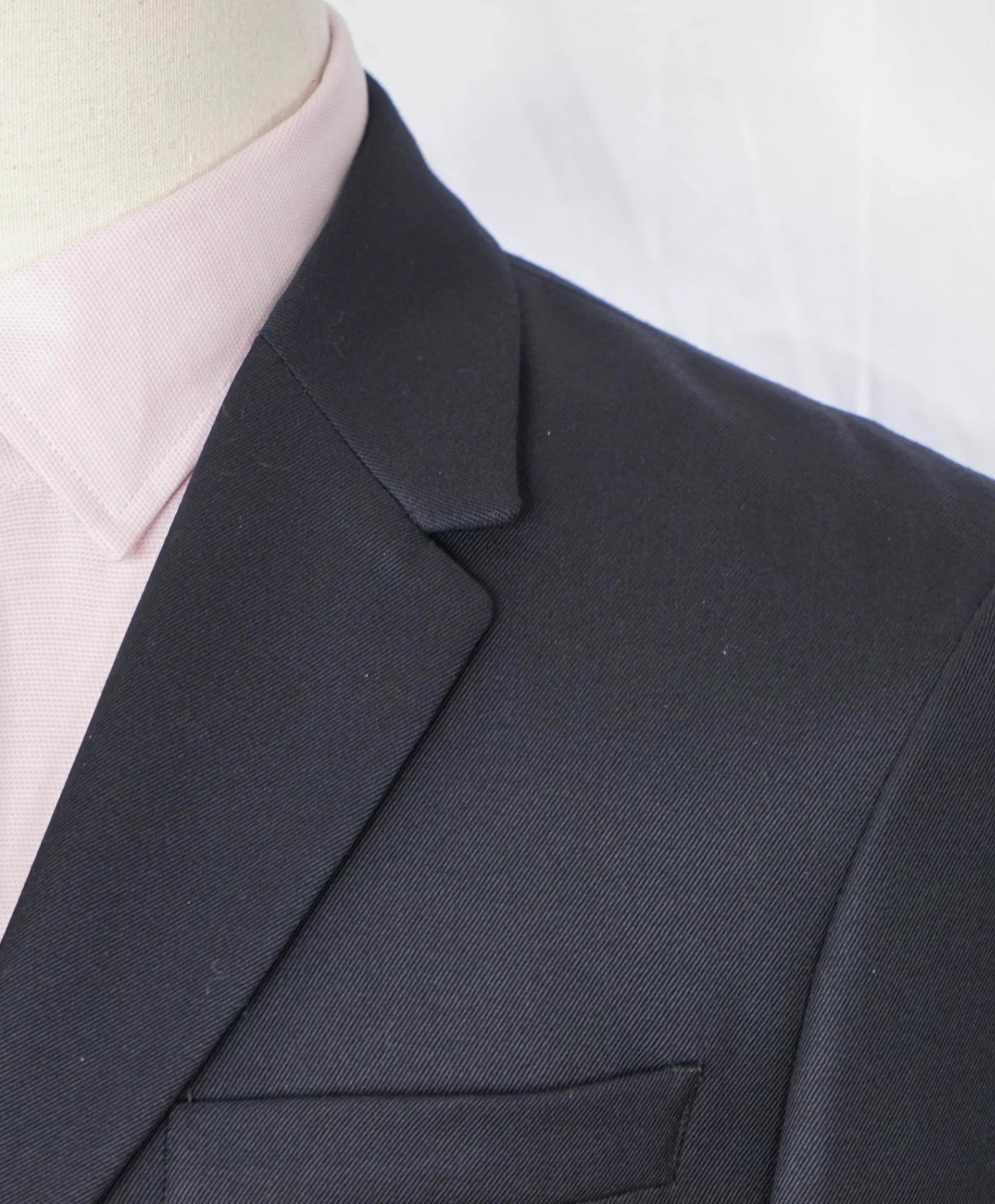 $3,200 VALENTINO - Navy Blue Wool Blazer - 36