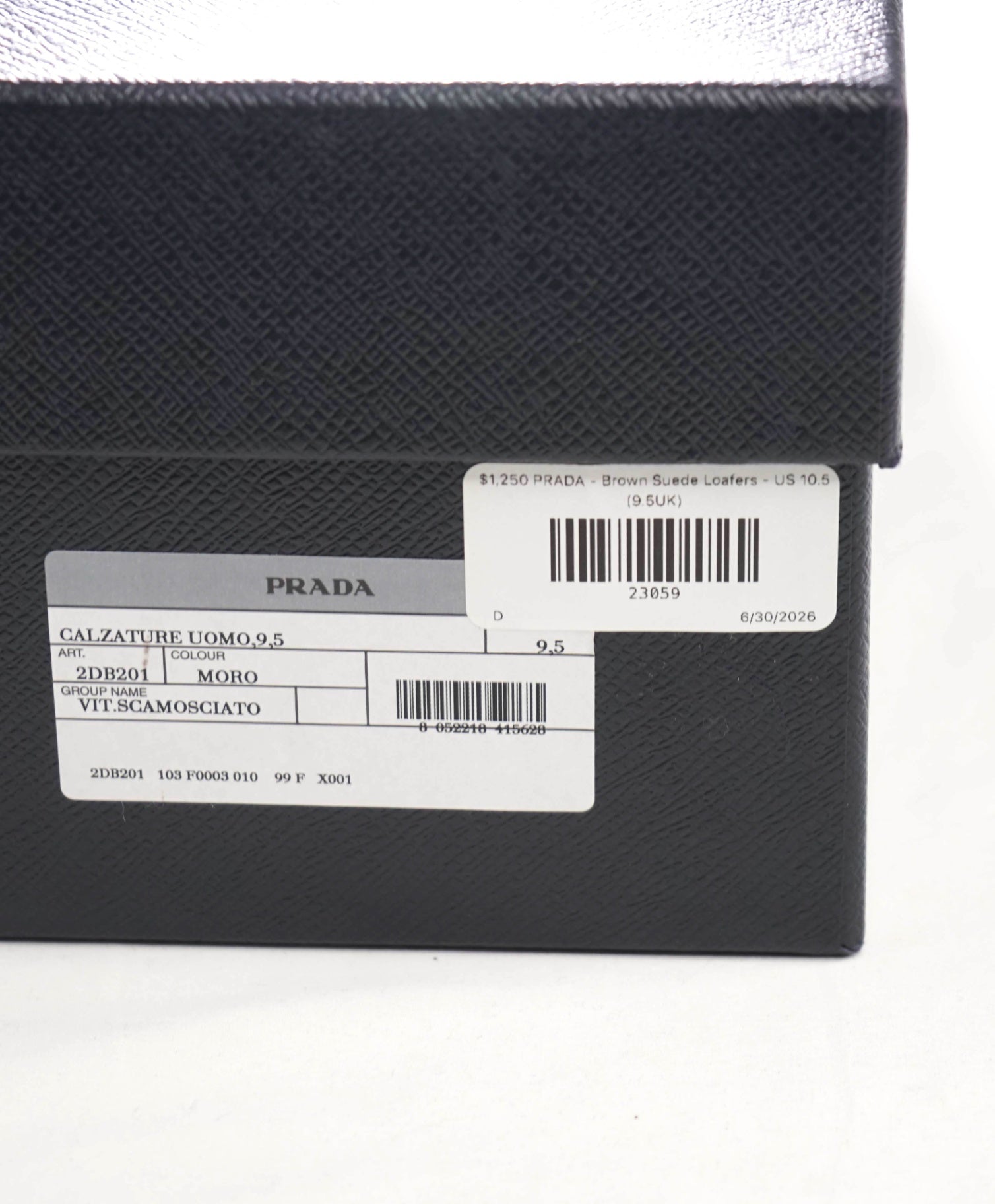 $1,250 PRADA - Brown Suede Loafers - US 10.5 (9.5UK)