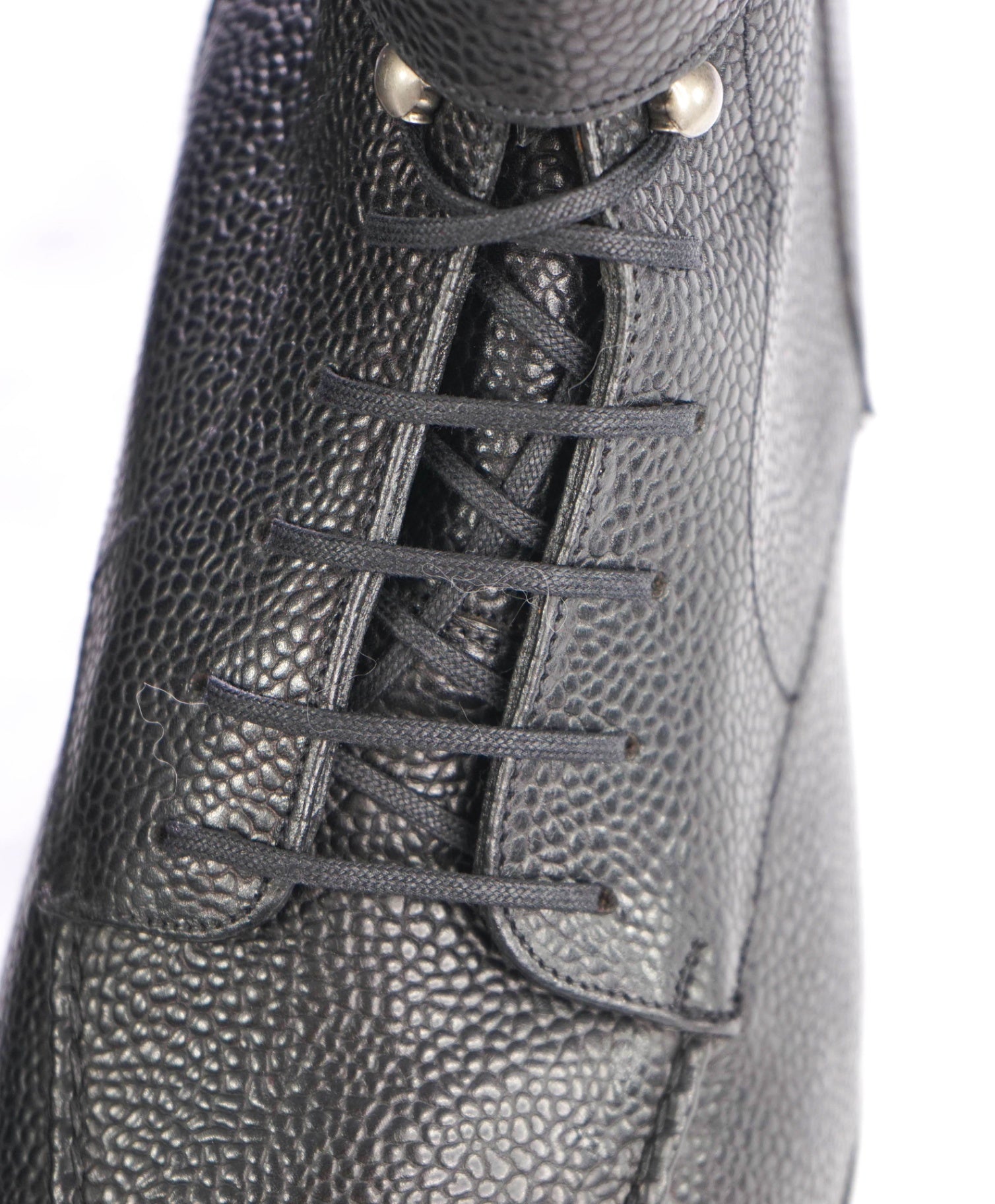 J. FITZPATRICK - Black Leather "COLVILLE" Boots - US 12 (11UK)