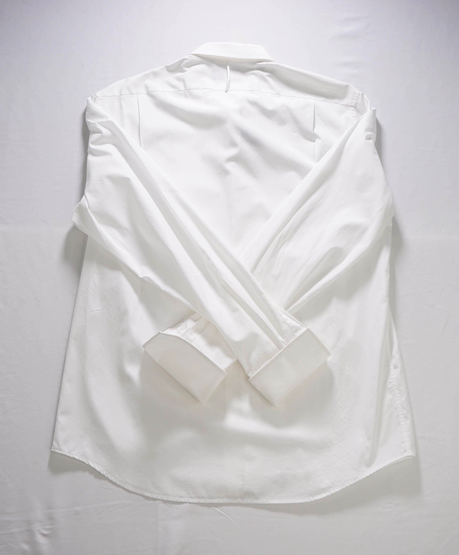 $595 RALPH LAUREN PURPLE LABEL - White Tuxedo Shirt - 16.5