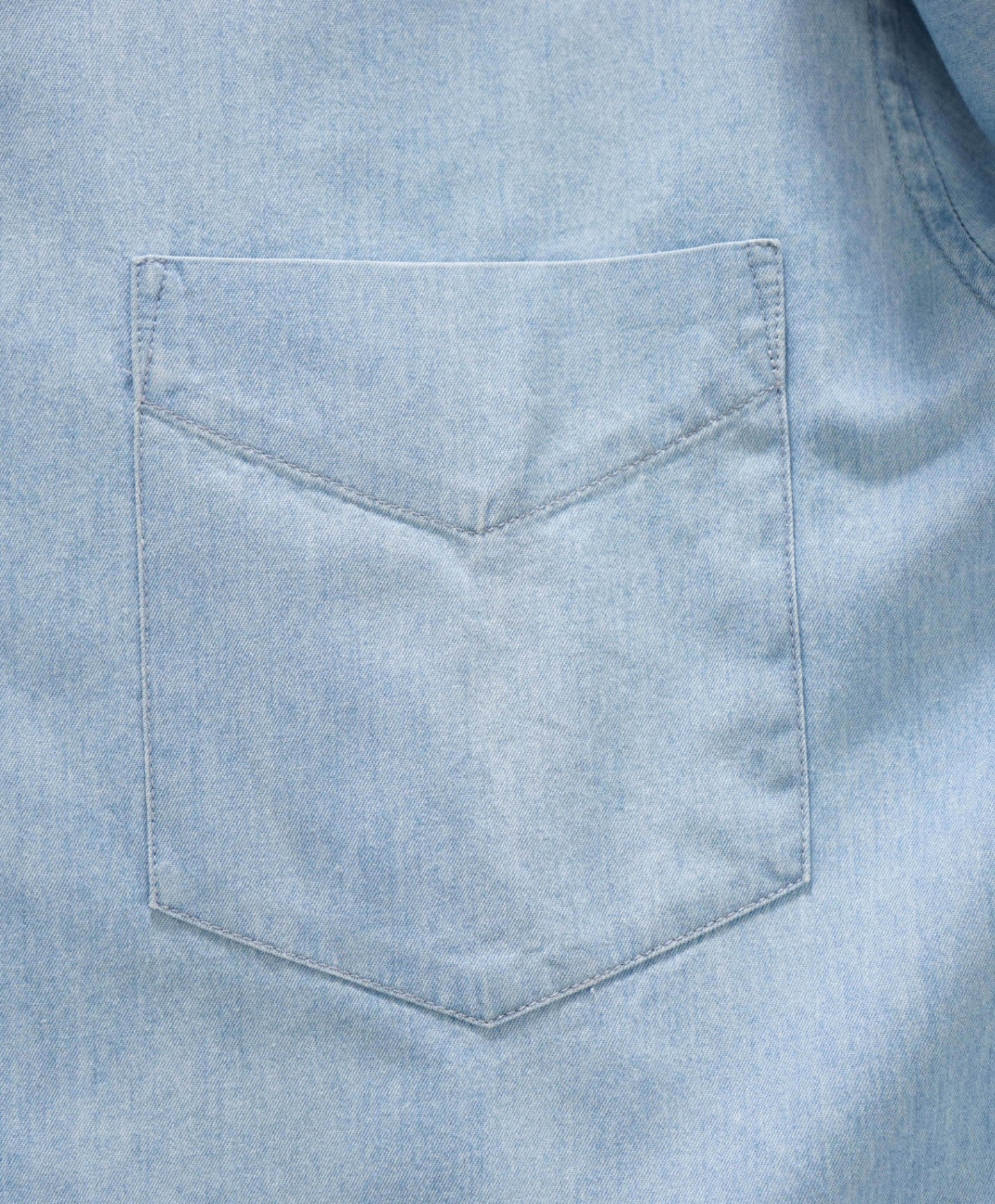 $830 BRUNELLO CUCINELLI - Washed Denim Light Blue Shirt - S