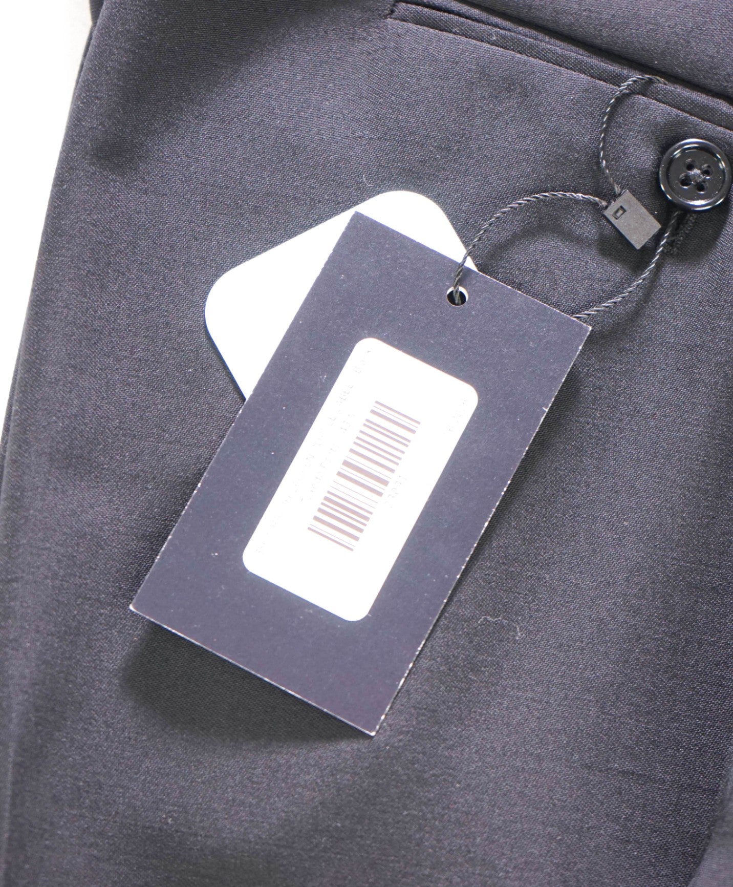 $995 RALPH LAUREN PURPLE LABEL - Black Tuxedo Pants - 43W