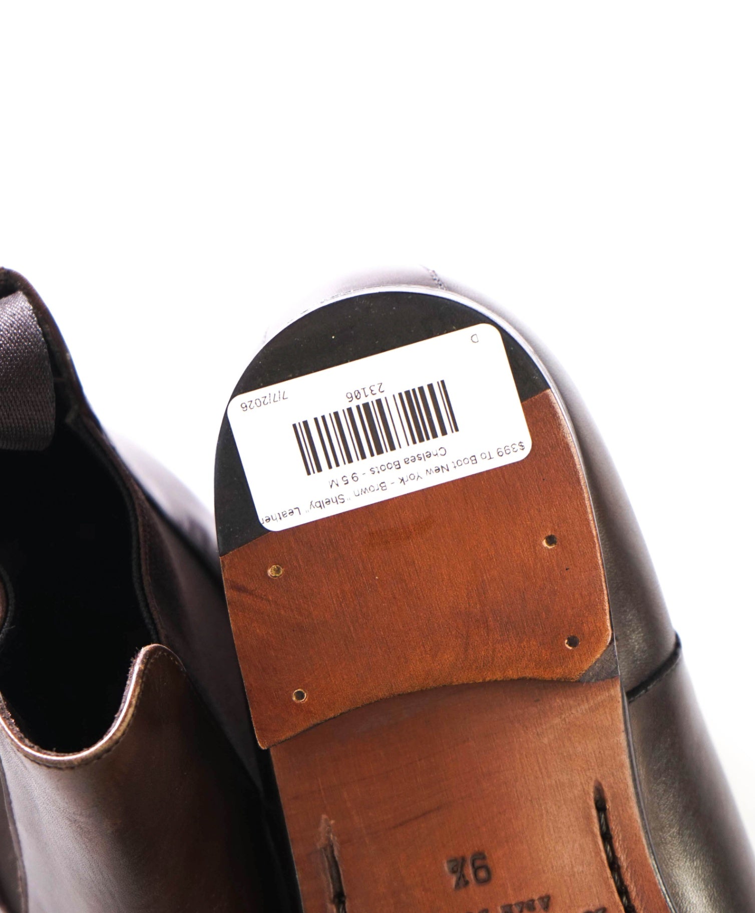 $399 To Boot New York - Brown "Shelby" Chelsea Boots - 9.5 M