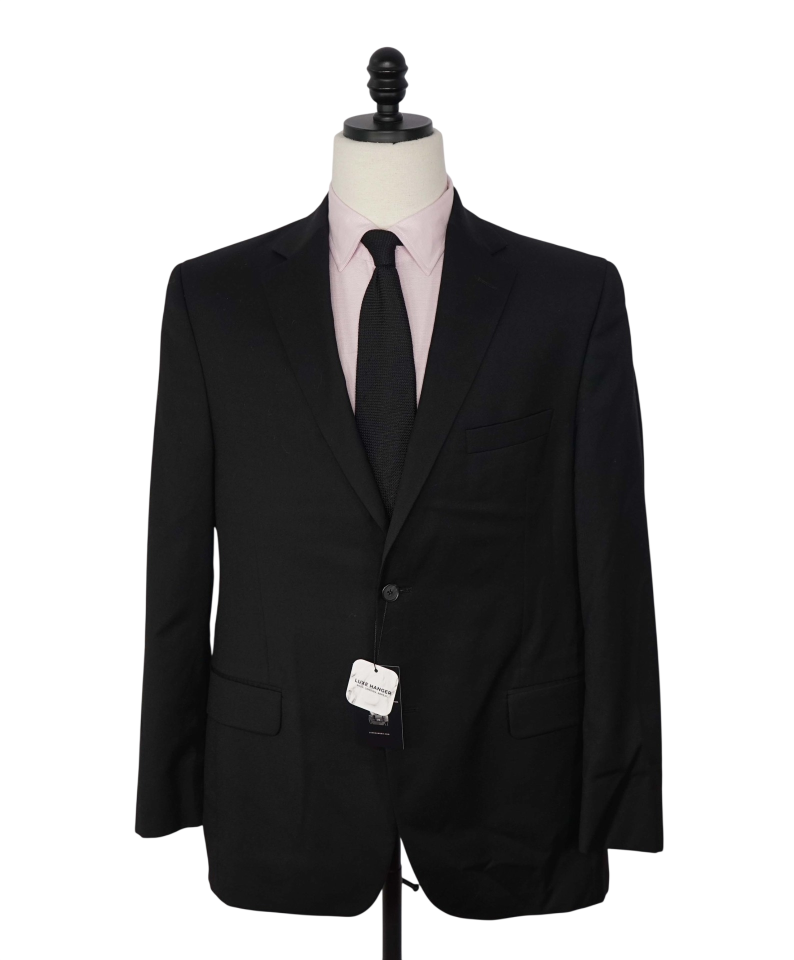 $995 LORO PIANA For BARNEYS - Black Wool Blazer - 42R