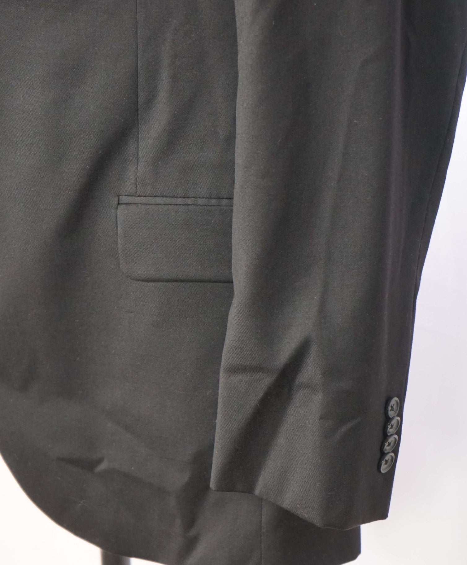 $995 LORO PIANA For BARNEYS - Black Wool Blazer - 42R