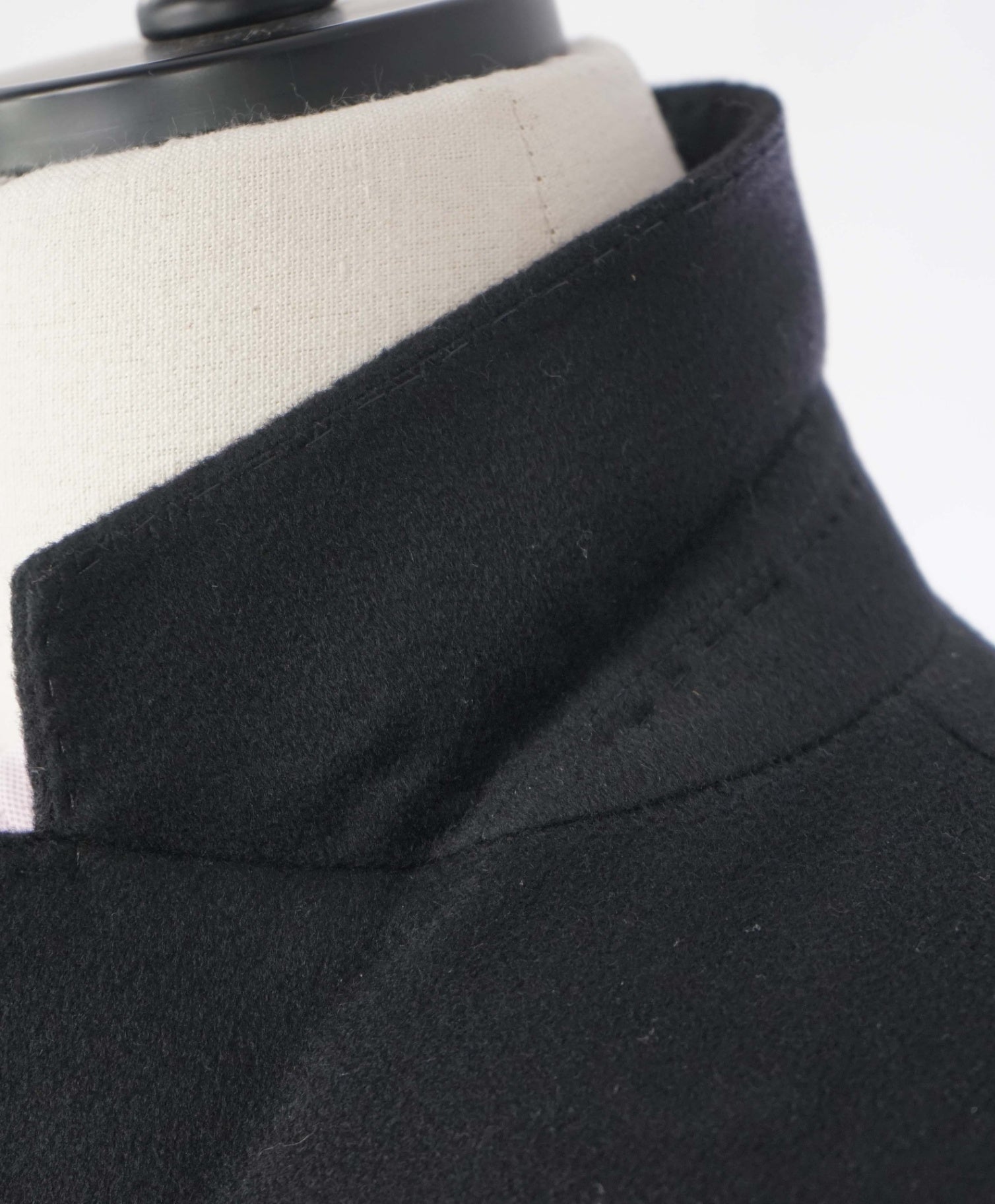 $1,295 LORO PIANA For SFA - Black Wool/Cashmere Coat - 48R