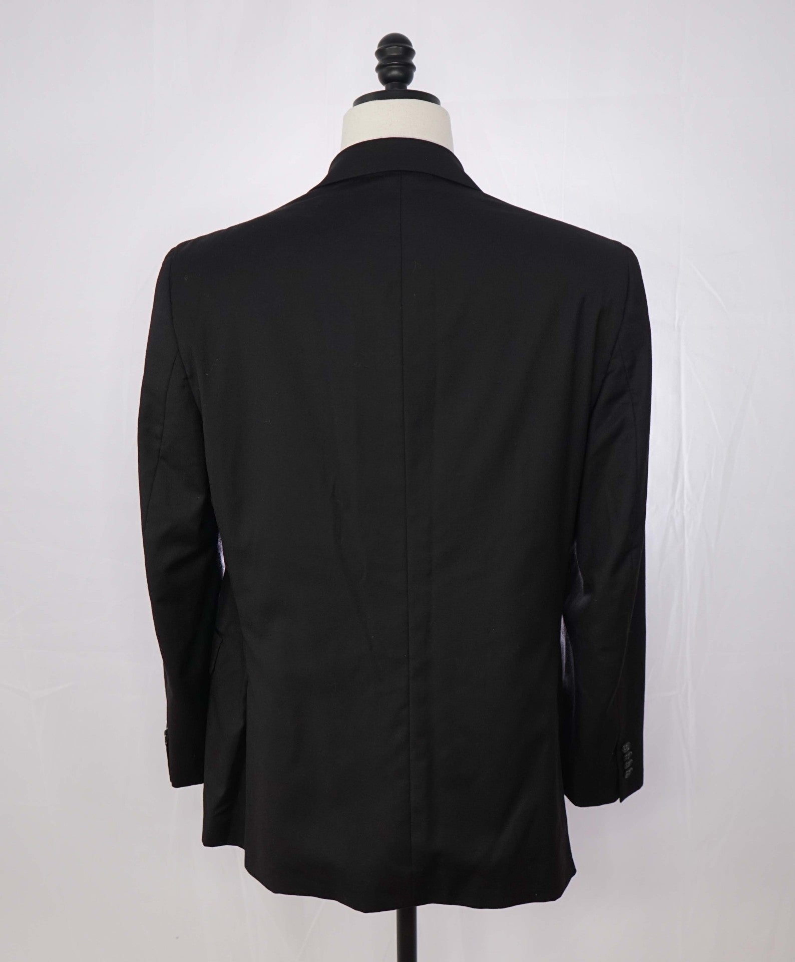 $995 LORO PIANA For BARNEYS - Black Wool Blazer - 42R