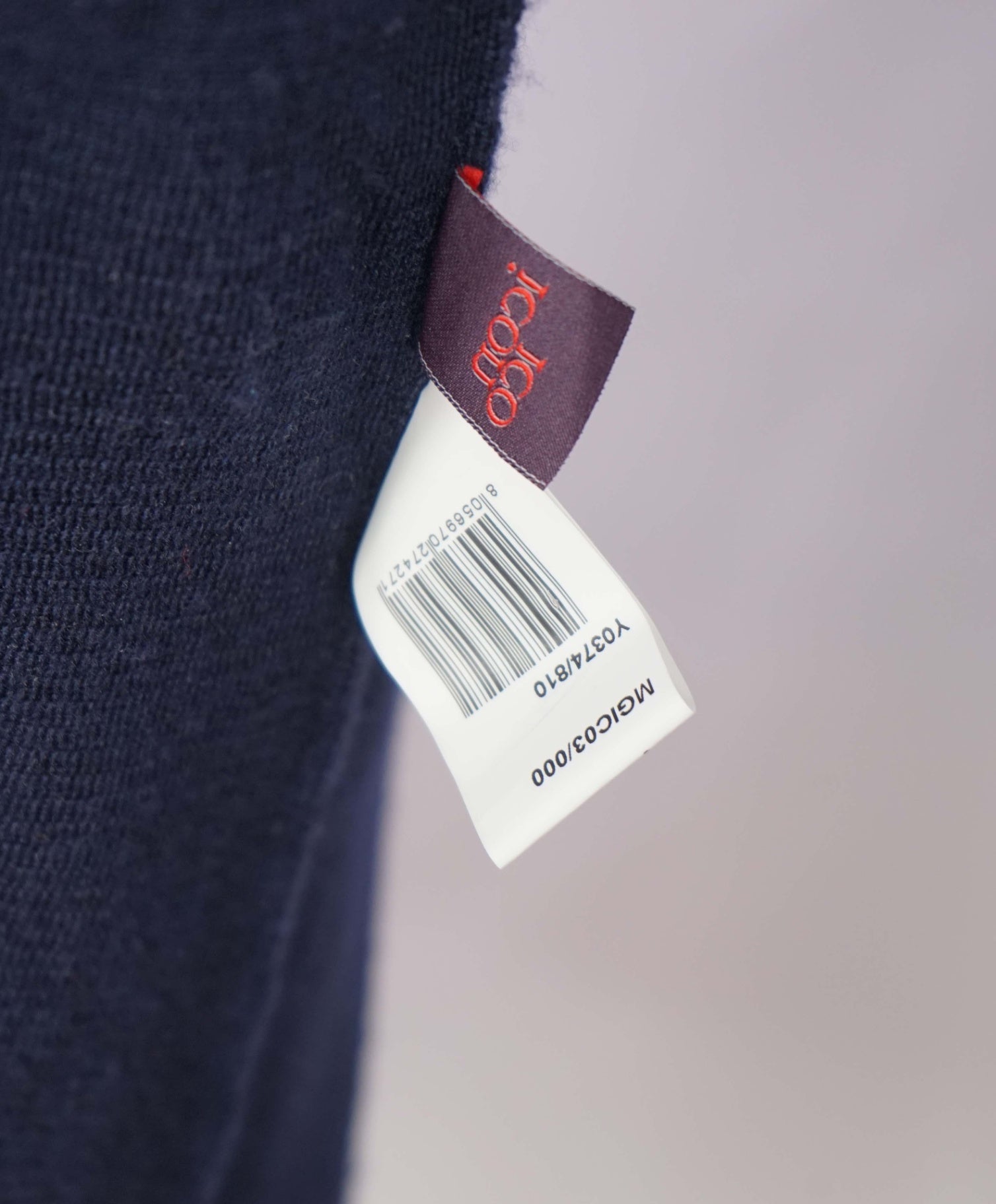$1,595 ISAIA - Navy Blue Wool/Silk/Cashmere Sweater Blazer - 3XL