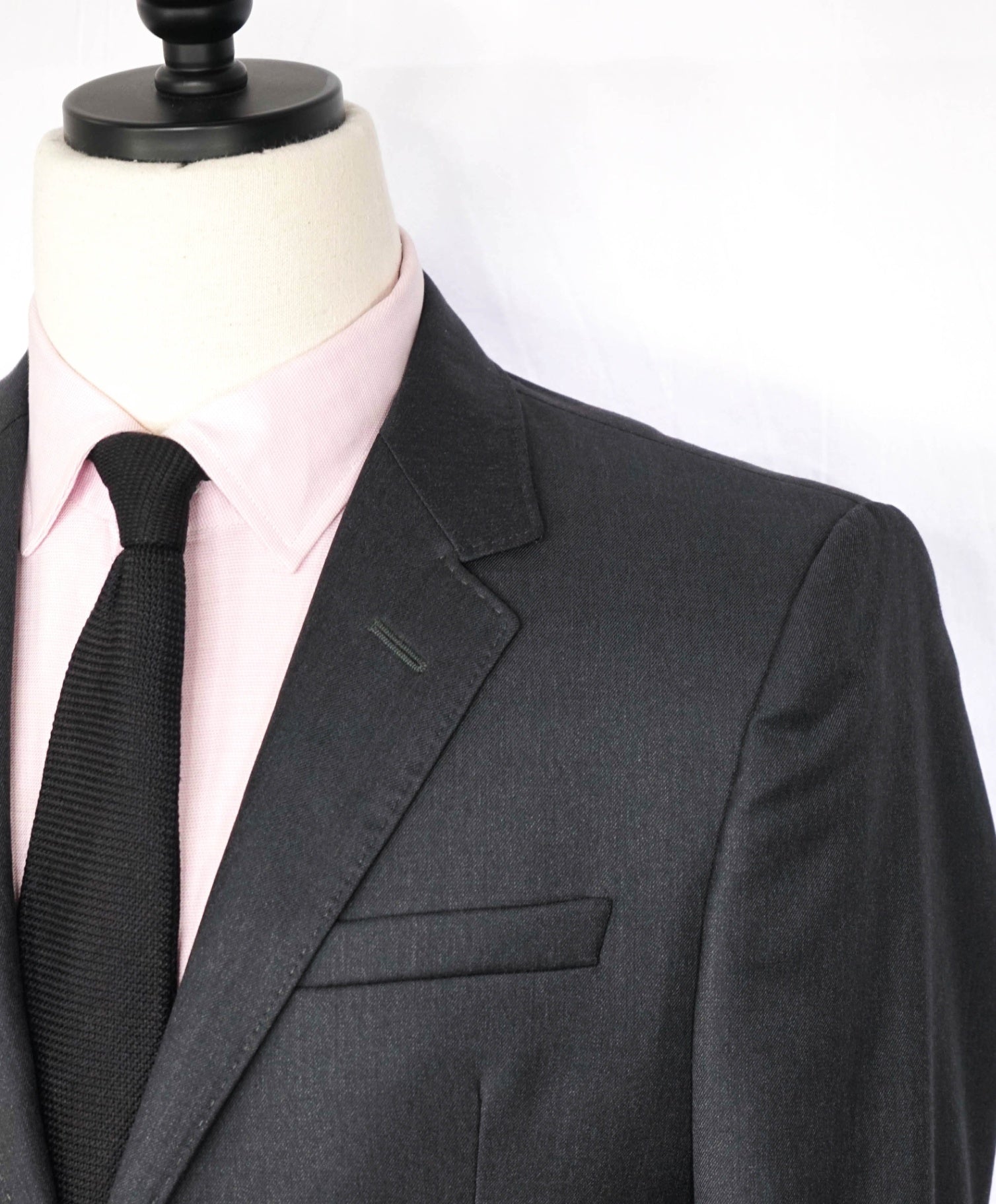 $1,595 EMPORIO ARMANI - "David Line" Gray Wool Blazer - 38R