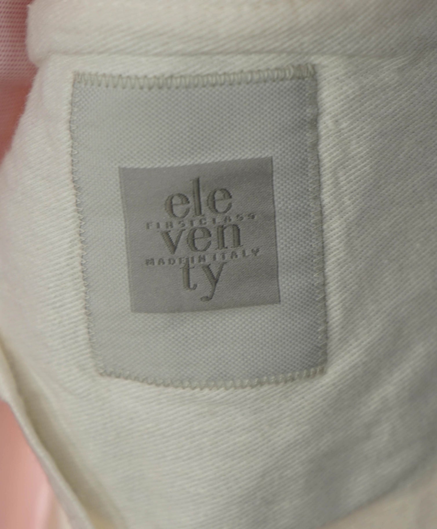 $1,095 ELEVENTY - LINEN/COTTON Patch White Pique Blazer - 36