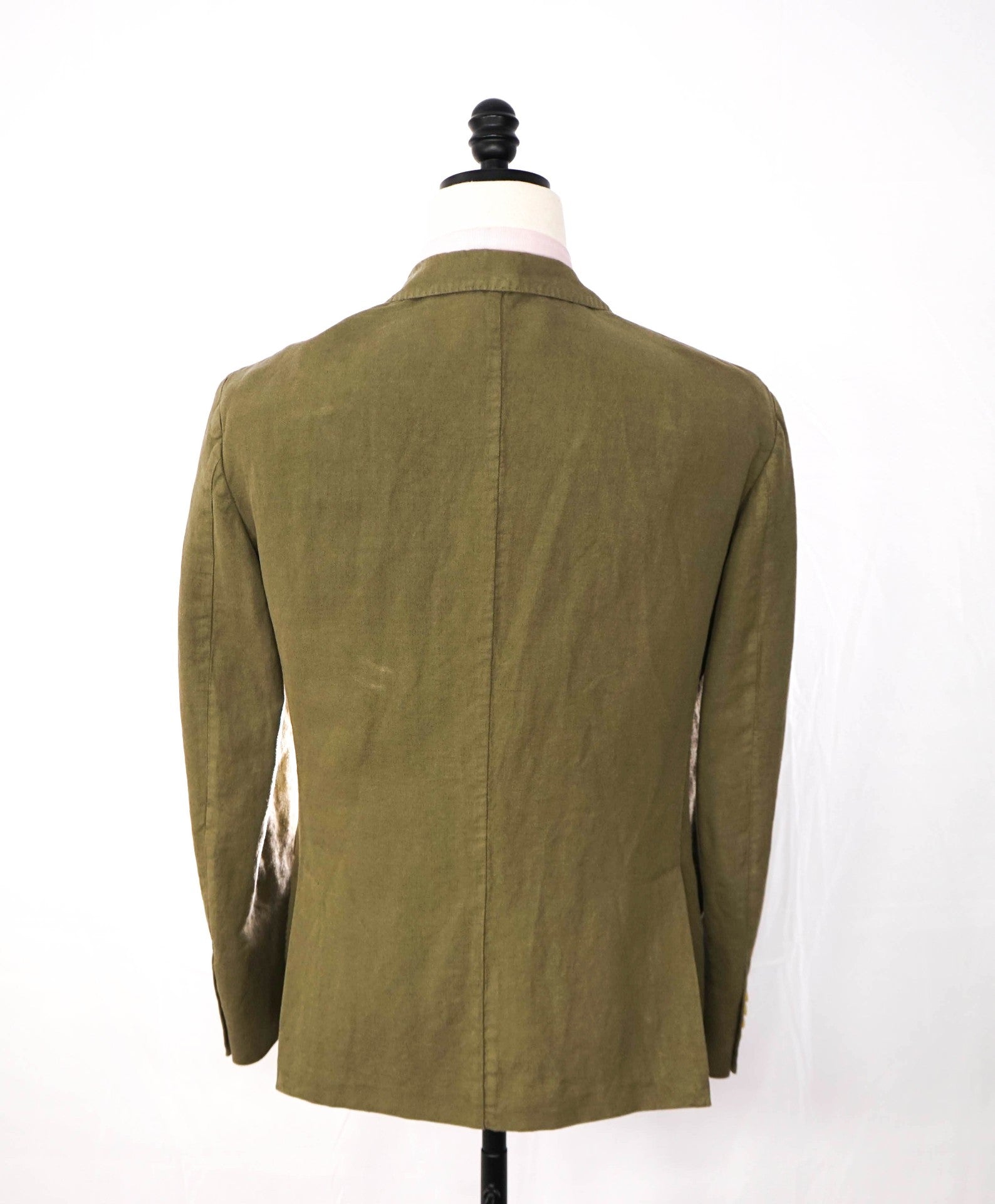 $1,095 ELEVENTY - Green Linen/Cotton Blazer - 42