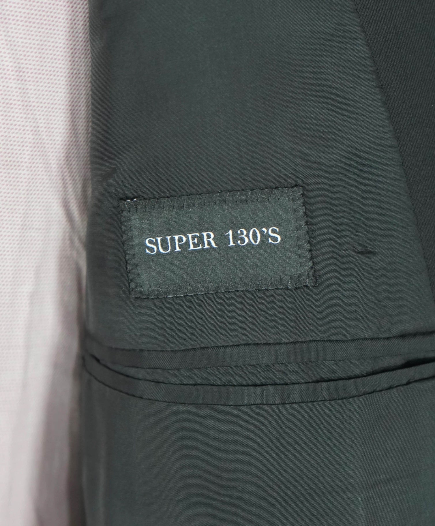 $1,495 EMPORIO ARMANI - Solid Black 130's Wool Blazer - 48R