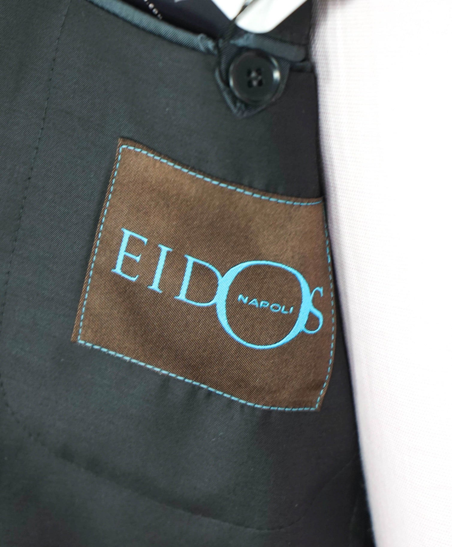 $1,495 EIDOS By ISAIA - Black PURE SILK Blazer - 40R