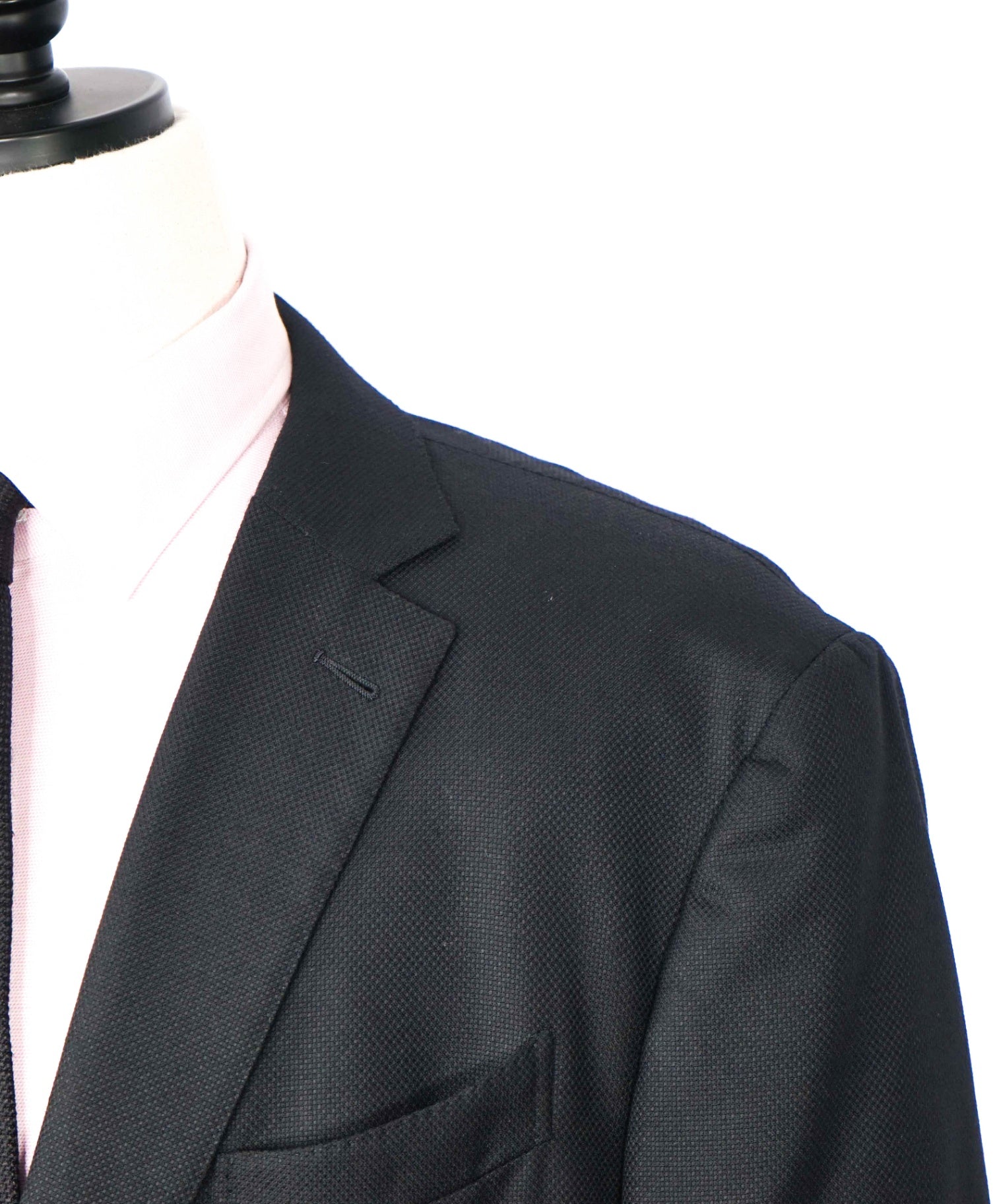 $2,595 ZEGNA - Black "COOL EFFECT" Wool Blazer - 50R US