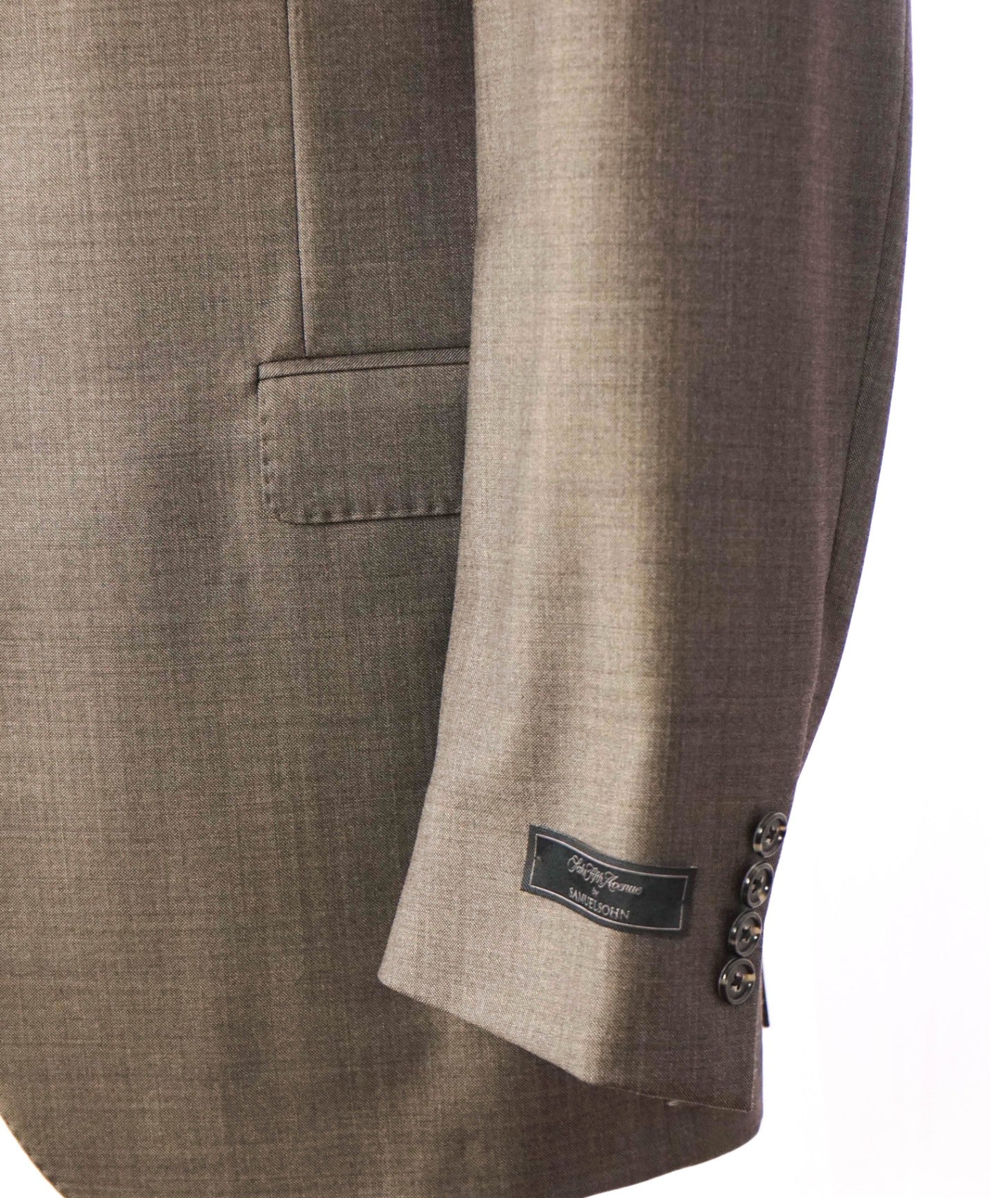 $995 SAMUELSOHN - Brown Wool Blazer - 44L