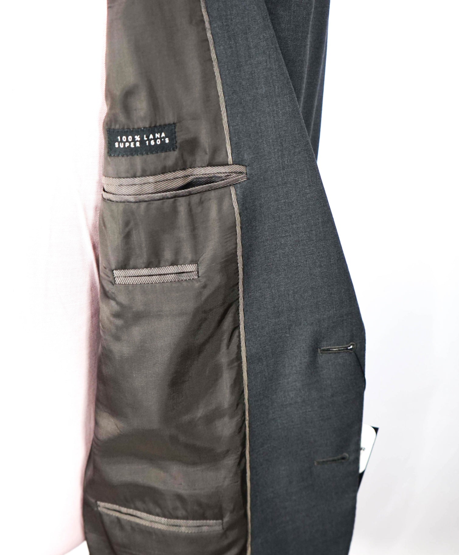 $2,595 GIORGIO ARMANI - Gray Super 160's Wool Blazer - 44R