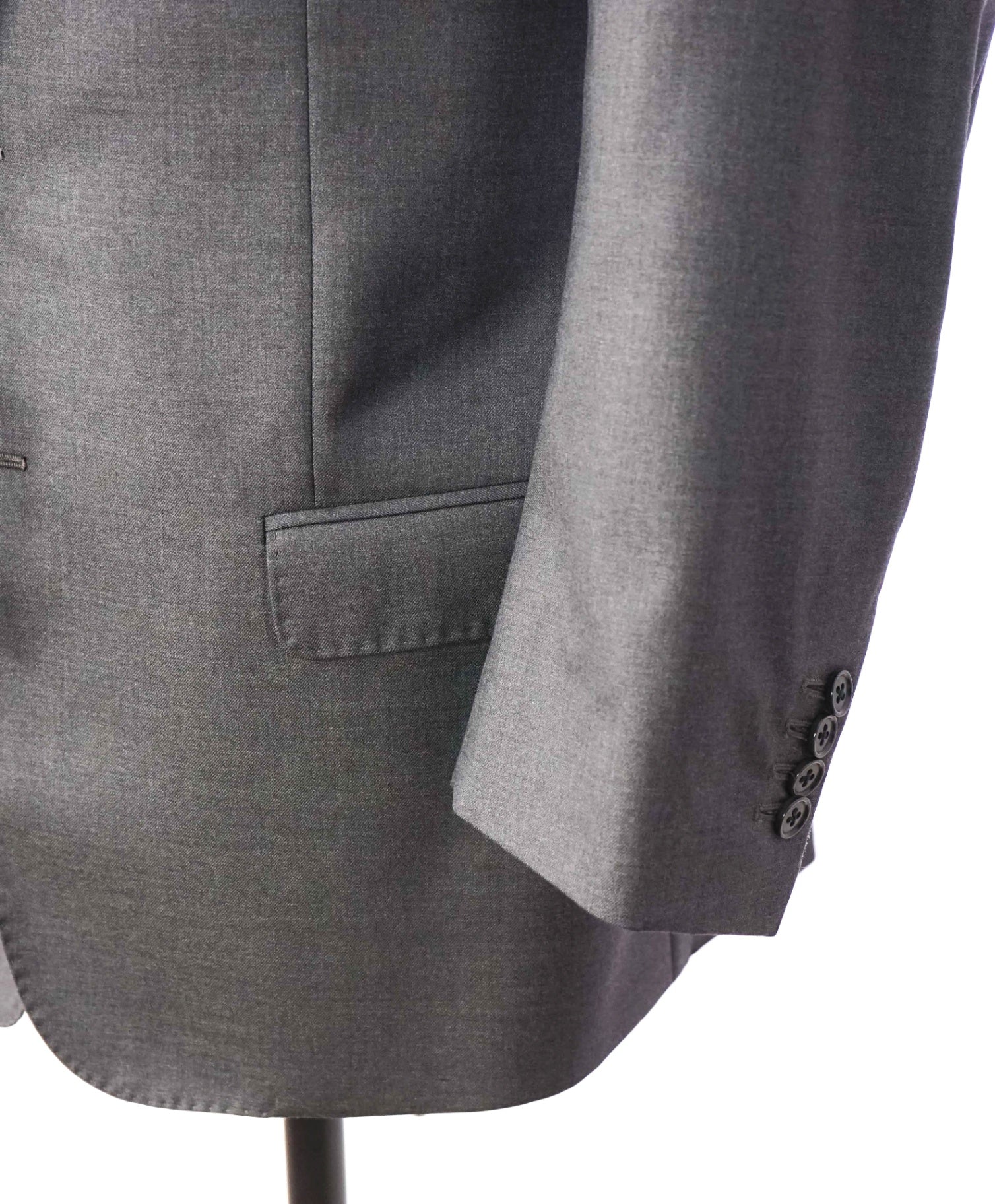 $2,595 GIORGIO ARMANI - Gray Super 160's Wool Blazer - 44R