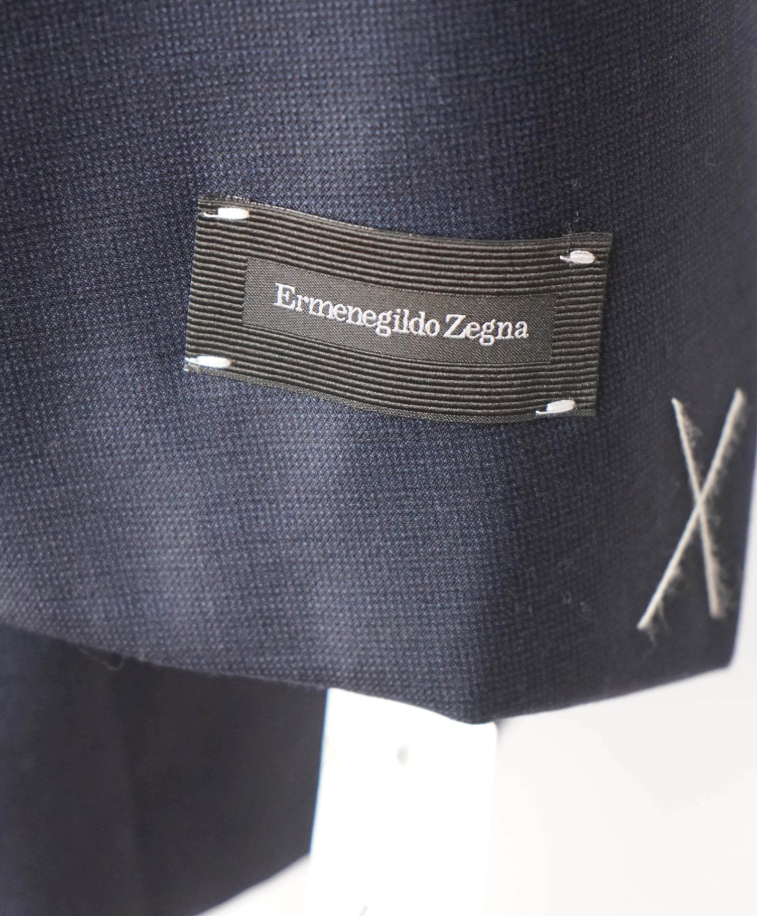 $3,450 ZEGNA - Navy Birdseye "TROFEO" Wool Blazer - 50R US