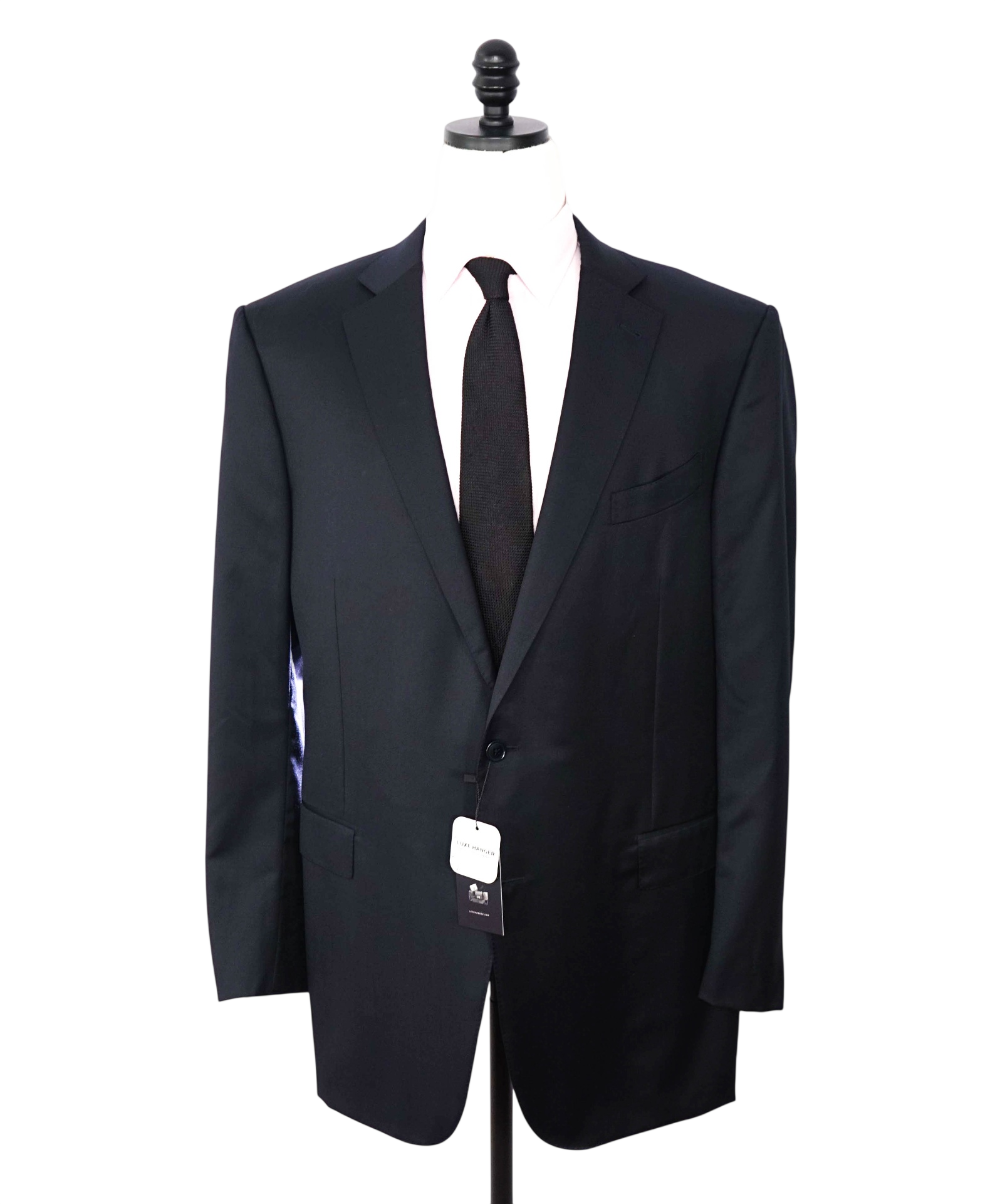 $2,695 ZEGNA - Navy Blue "MICRONSPHERE" Wool Blazer - 50L