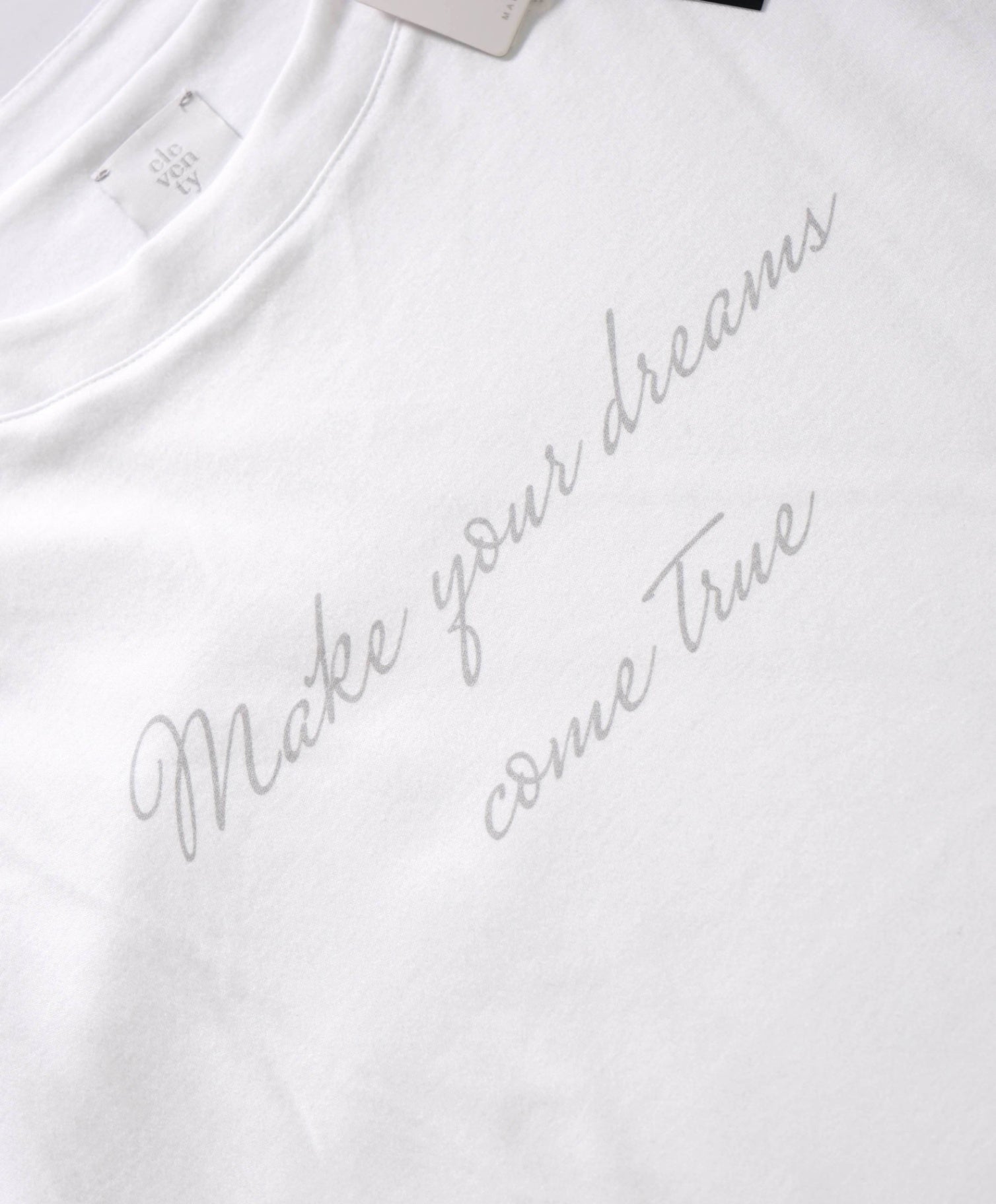 $295 ELEVENTY - White Cotton T-Shirt - S