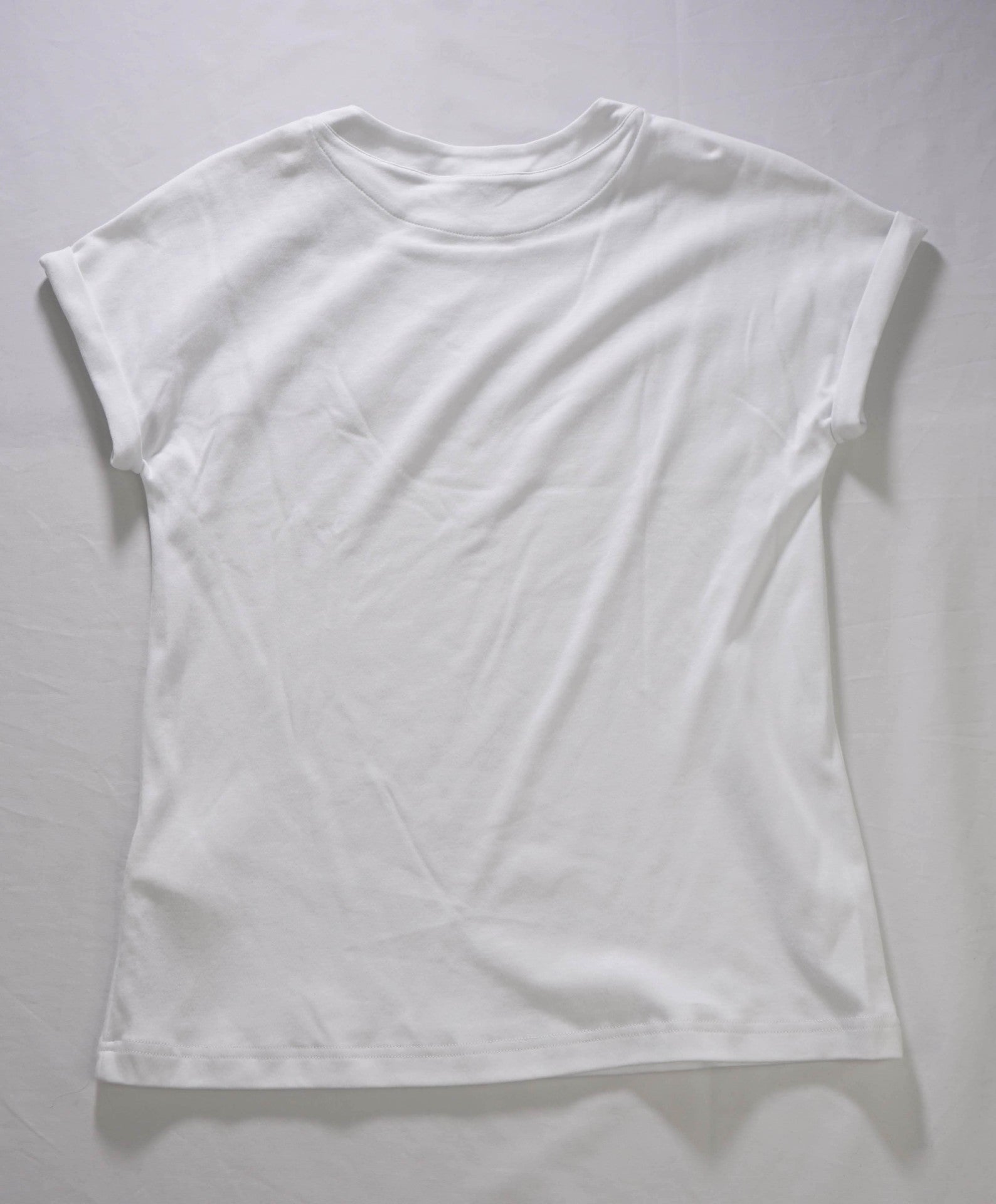 $295 ELEVENTY - White Cotton T-Shirt - S