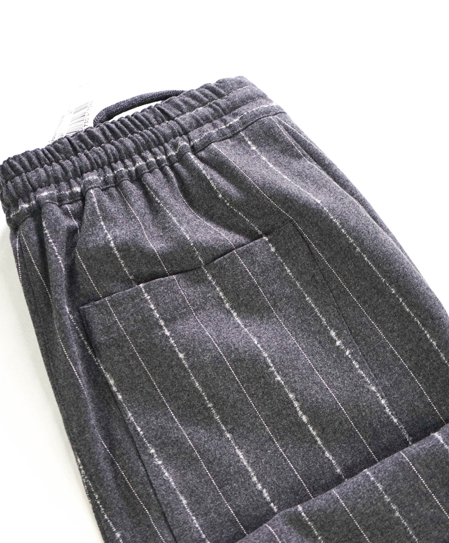 $1,895 ELEVENTY - Gray Stripe Flannel Wool Suit - 2 US