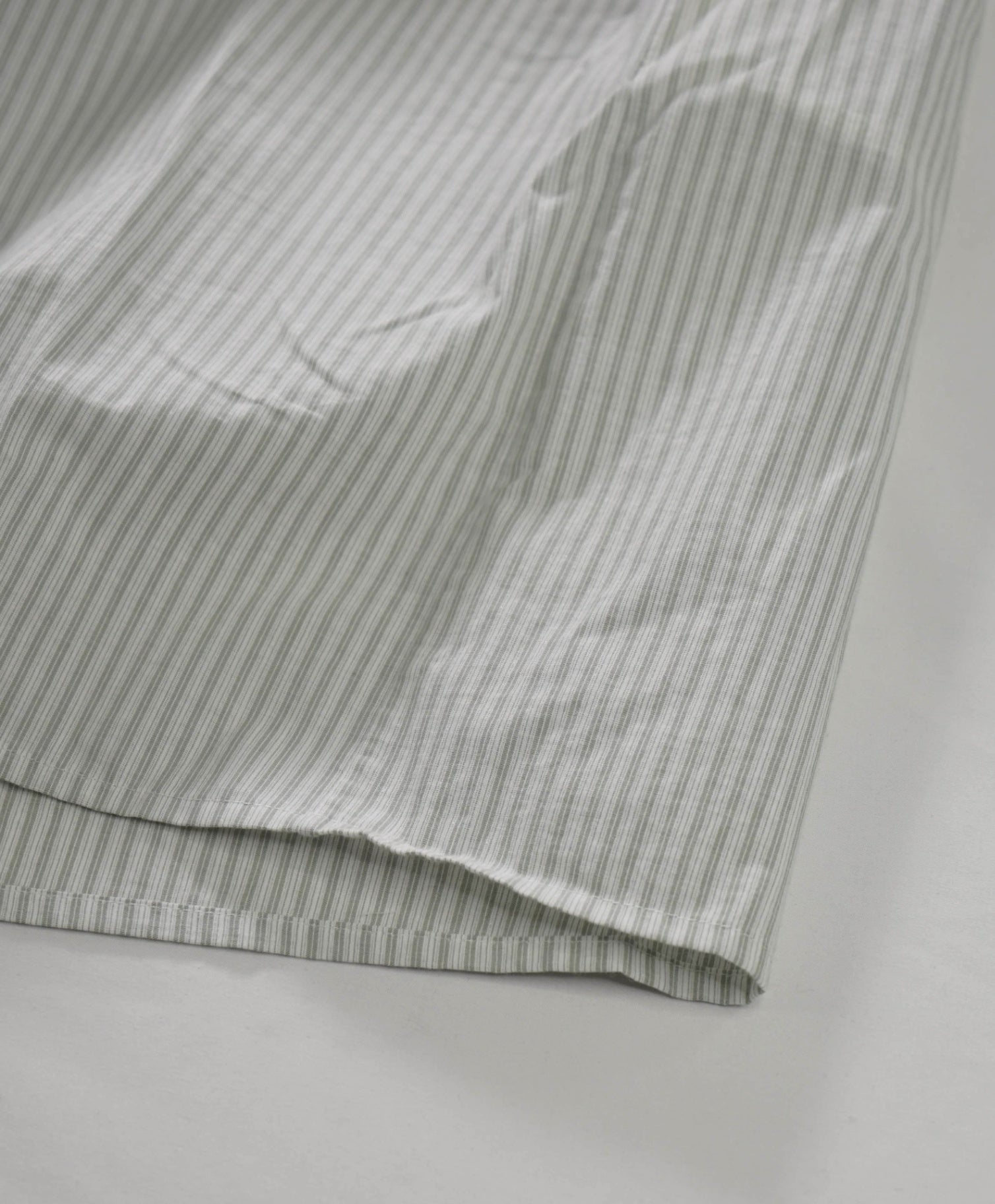$495 ELEVENTY - Green Stripe Cotton Short Sleeve Shirt - 2 US