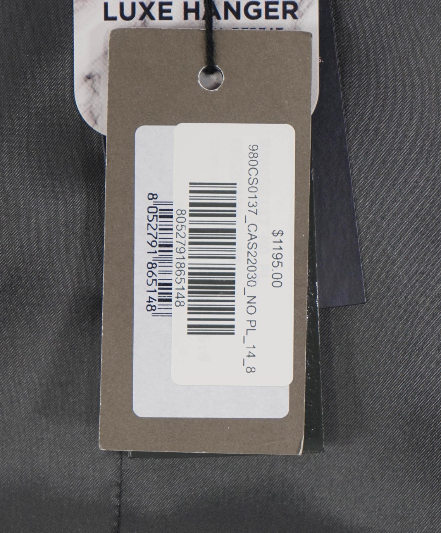 $1,195 ELEVENTY - Gray Scarf Neck Wool Coat - 8 US