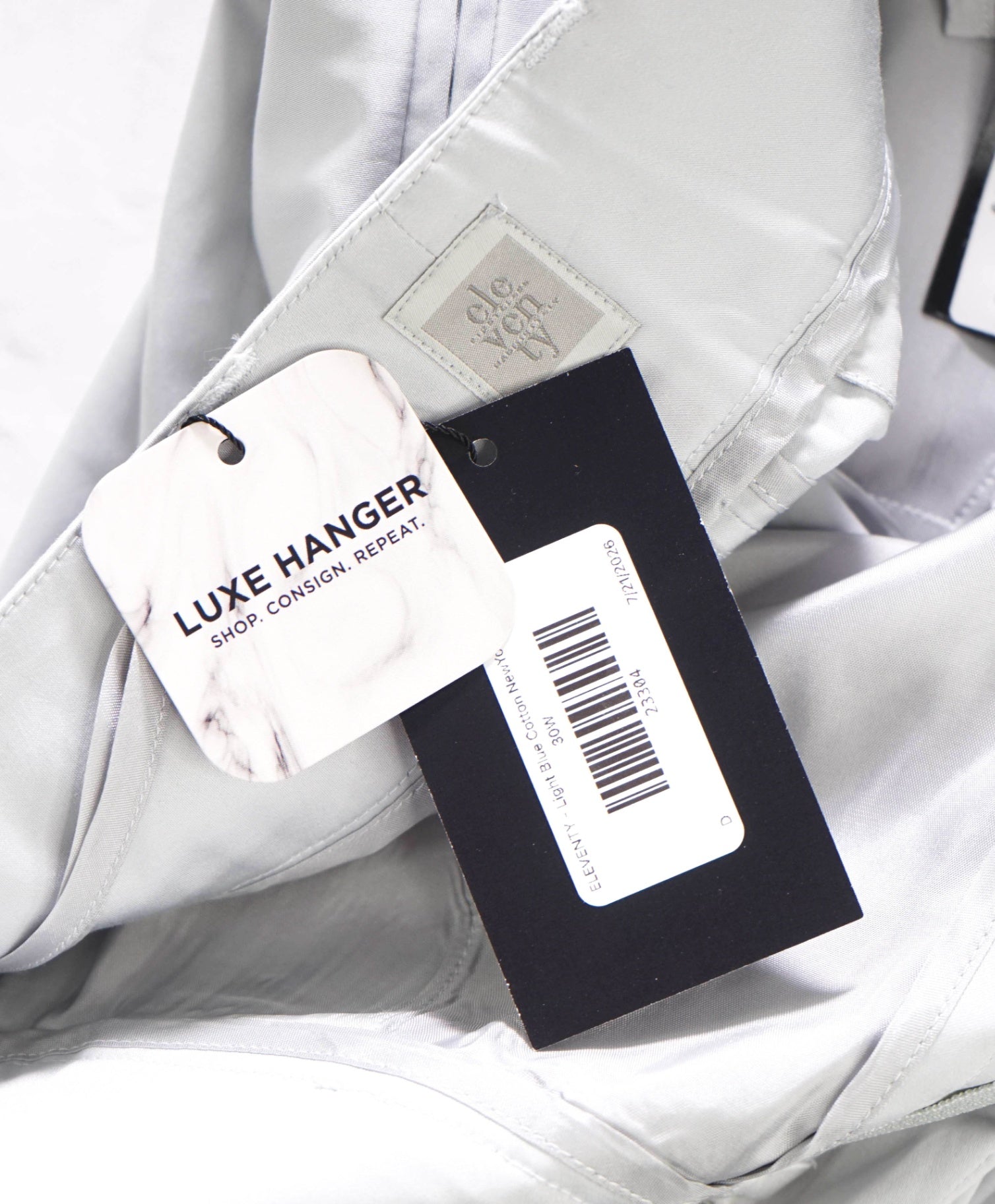 $495 ELEVENTY - Light Blue Cotton NewYork Pants - 2 US (40 EU)