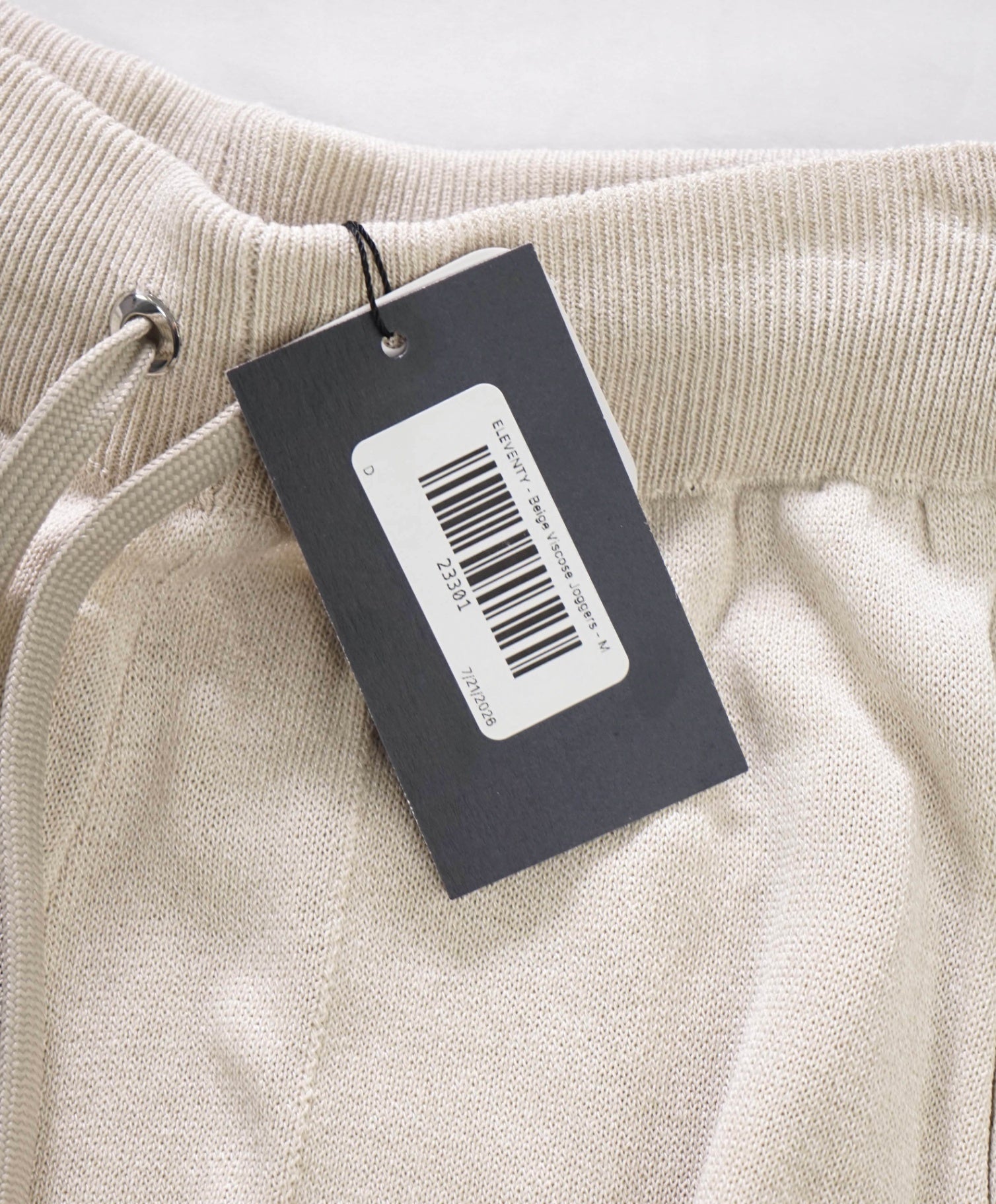 $545 ELEVENTY - Neutral Premium Joggers - M