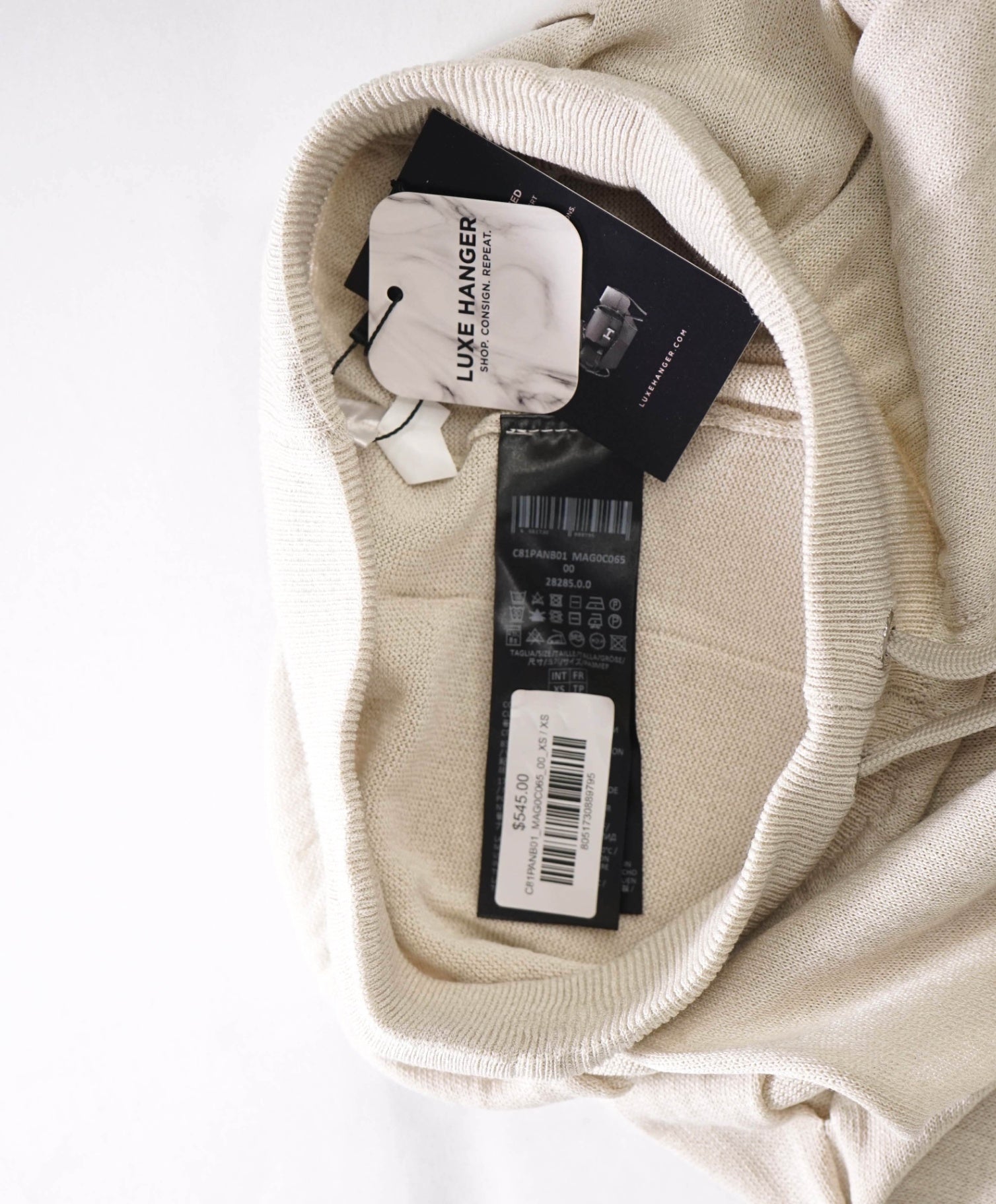 $545 ELEVENTY - Neutral Premium Joggers - XS