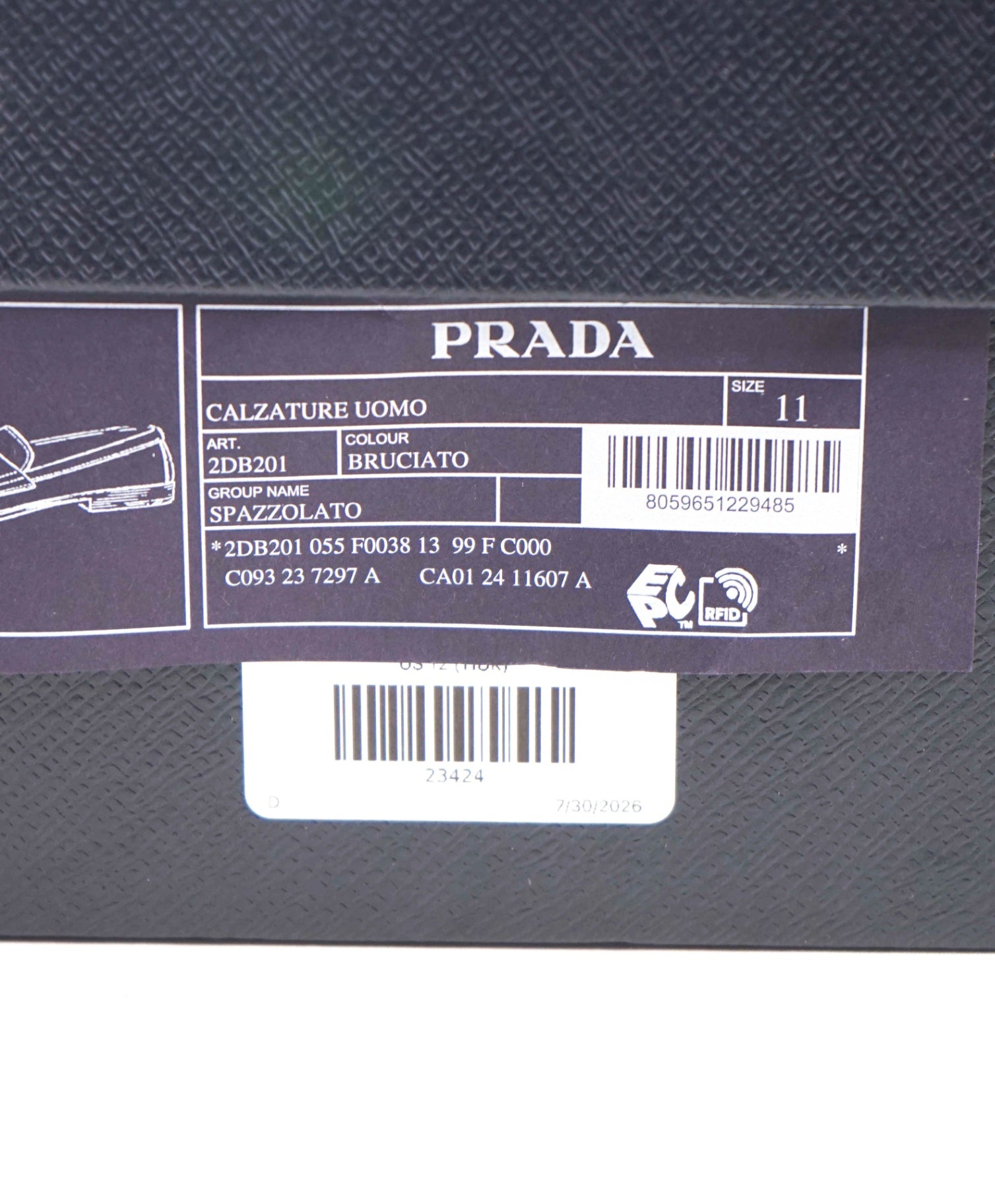 $1,250 PRADA - Brown Leather Penny Loafers - US 12 (11UK)
