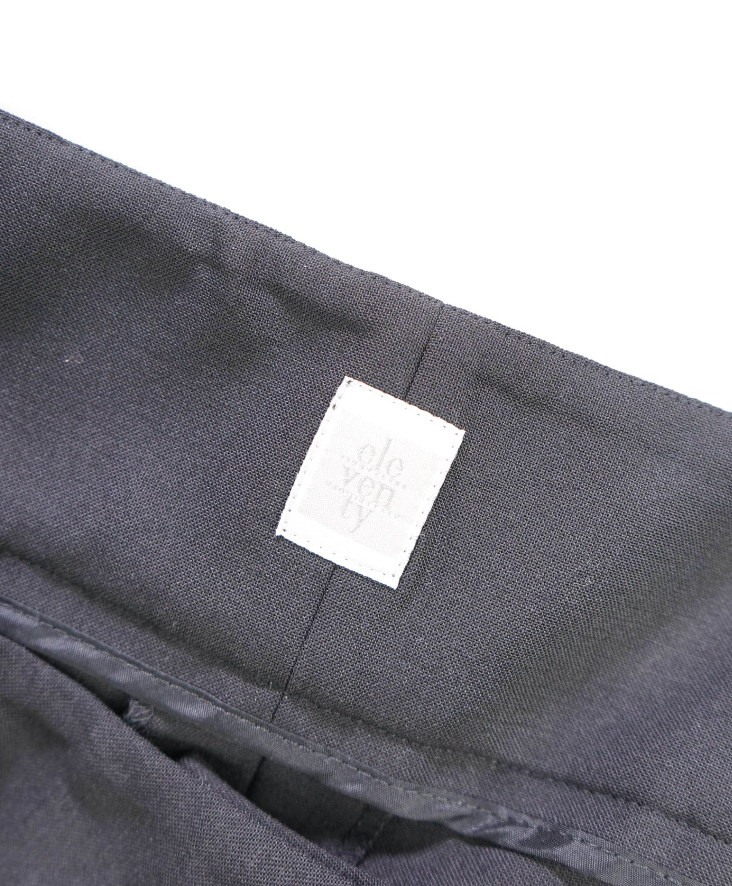 $495 ELEVENTY - Black Wool Dress Pants - 10 US (48 EU)