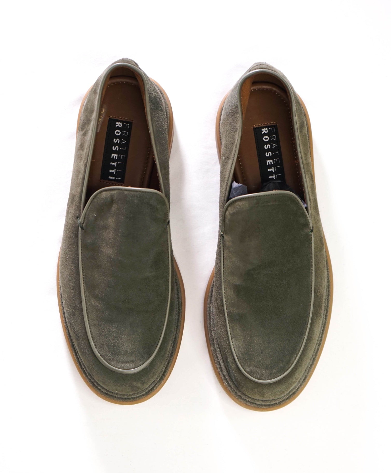 $880 FRATELLI ROSSETTI - "Summer Walk" Loafers - US 7.5 (6.5UK)