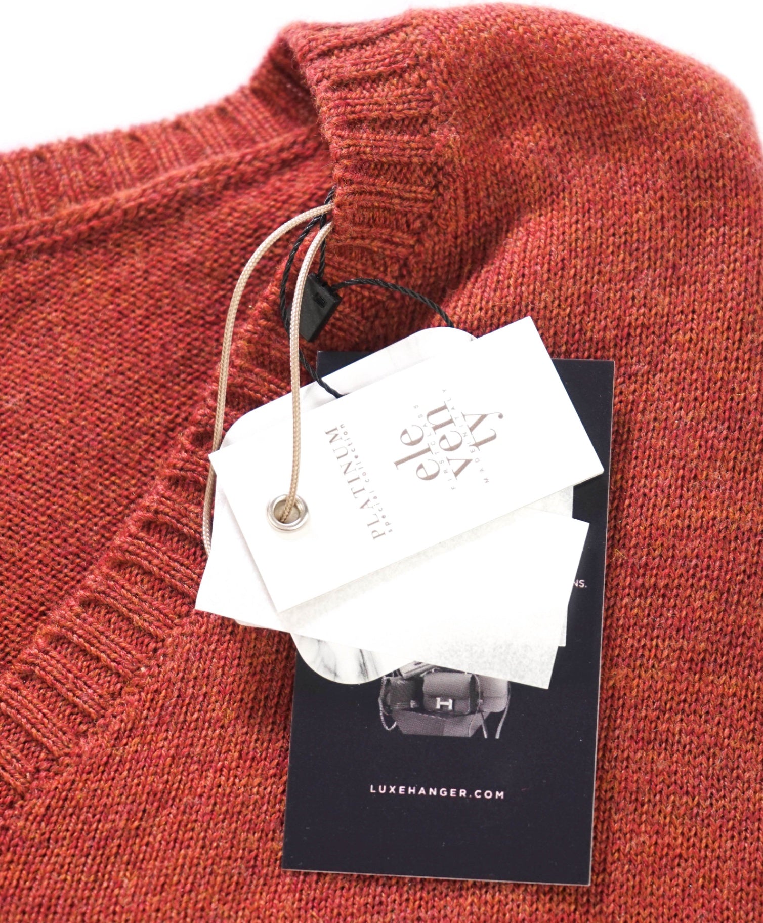 $445 ELEVENTY - Spice Brown Wool Sweater - M (Women)